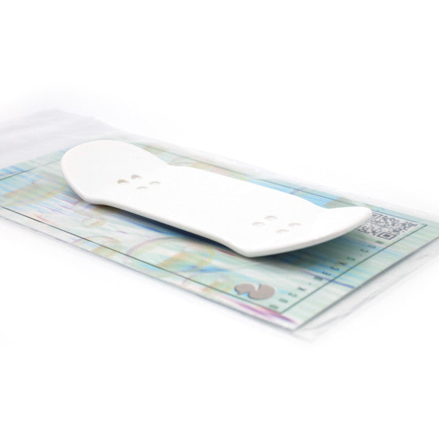 Duck Deck White Polycarbonate - 34mm Real Wear - Ascii Hug