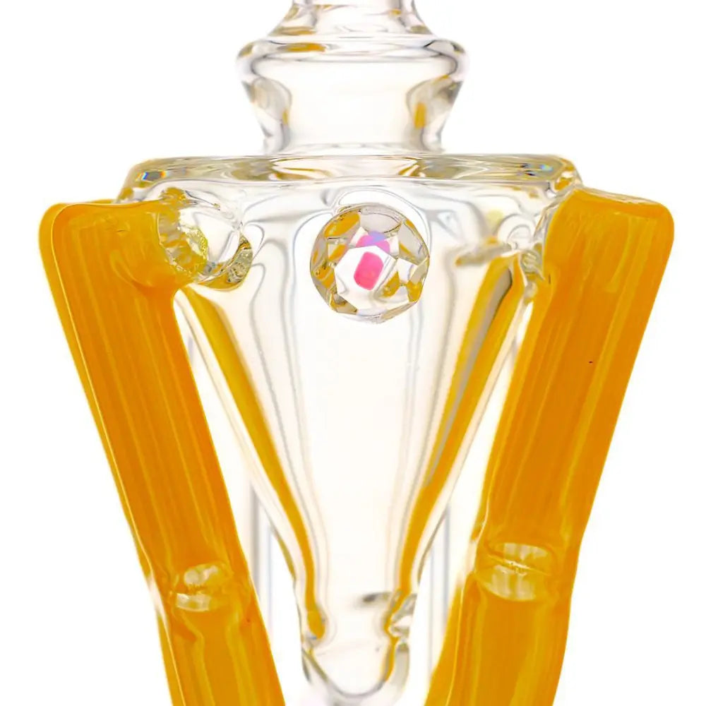 LE Superior QuadCR Puffco Peak Attachment by Iridescent Glass