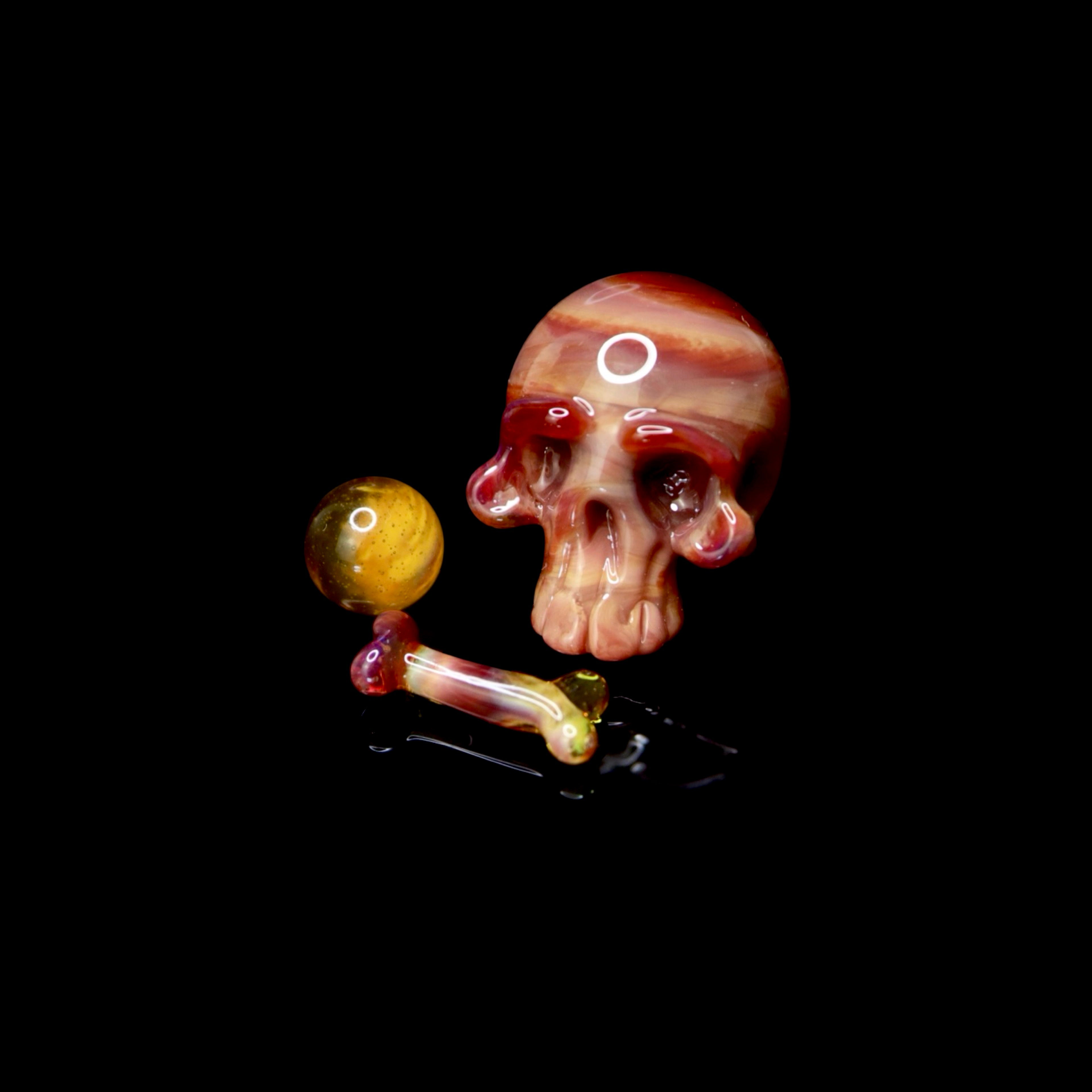 Skull Slurper 3 Piece Sets by Weil Glass