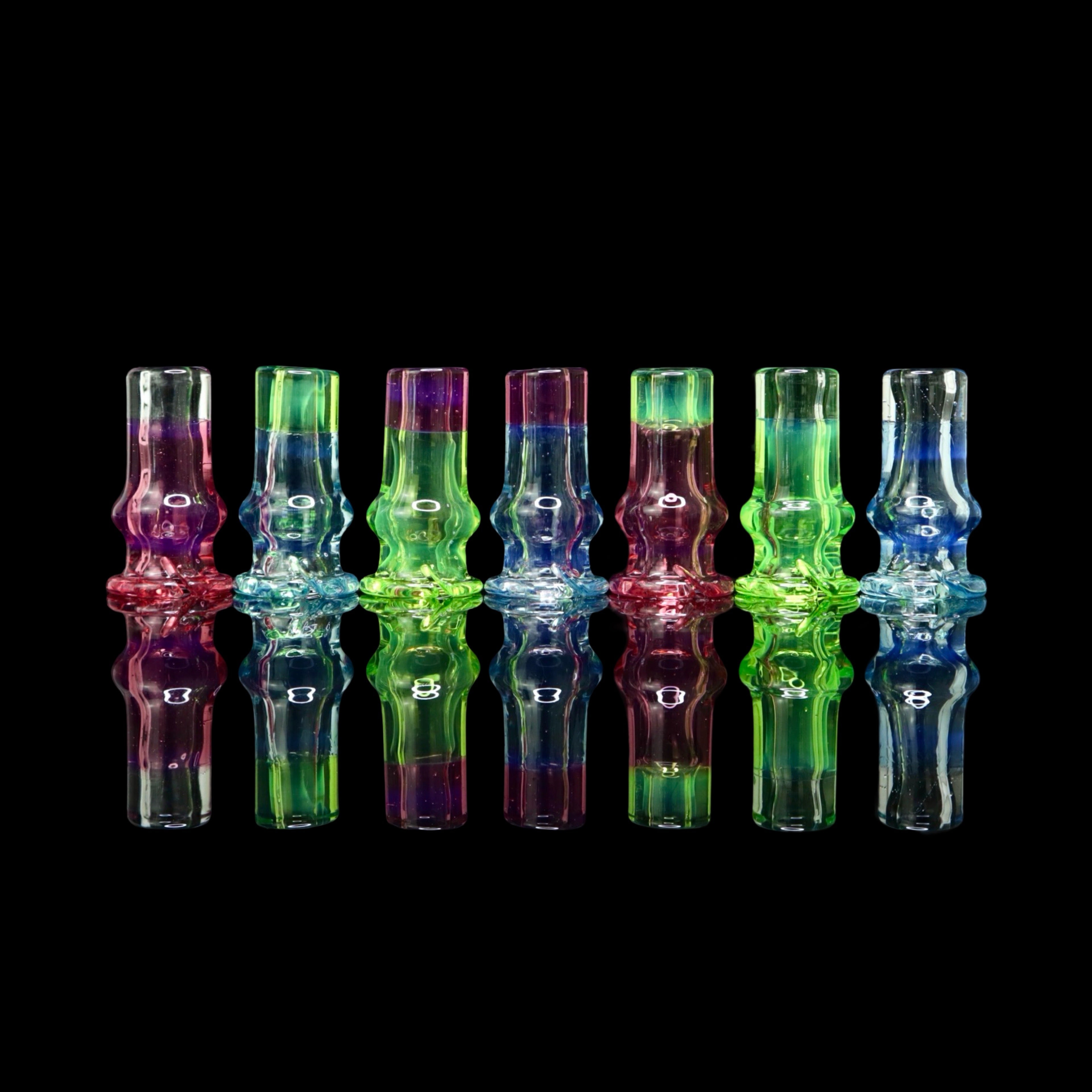 Two Tone Pivot Mouthpiece by Tokr Glass