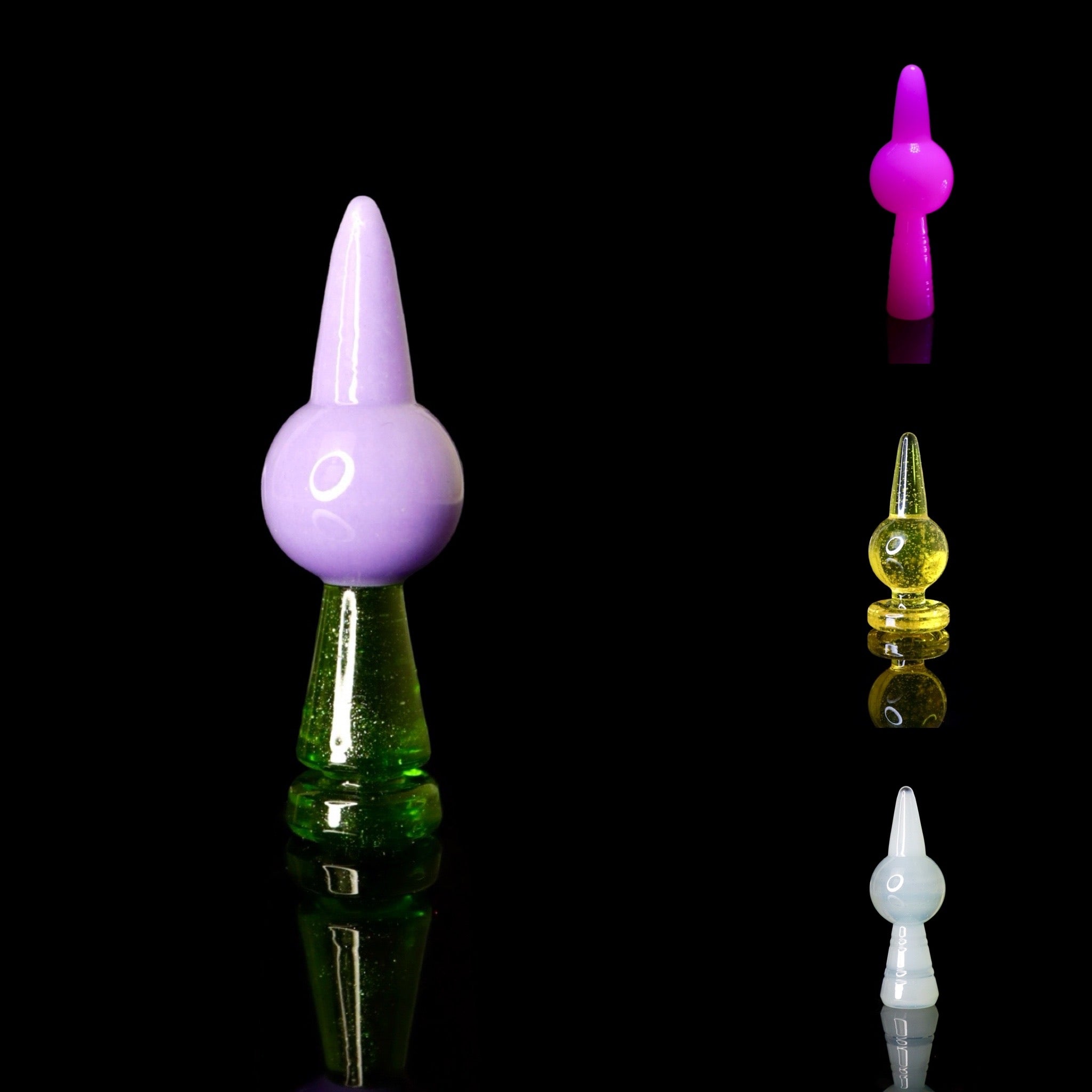 Solid Color Nipple Caps by Commander Glass