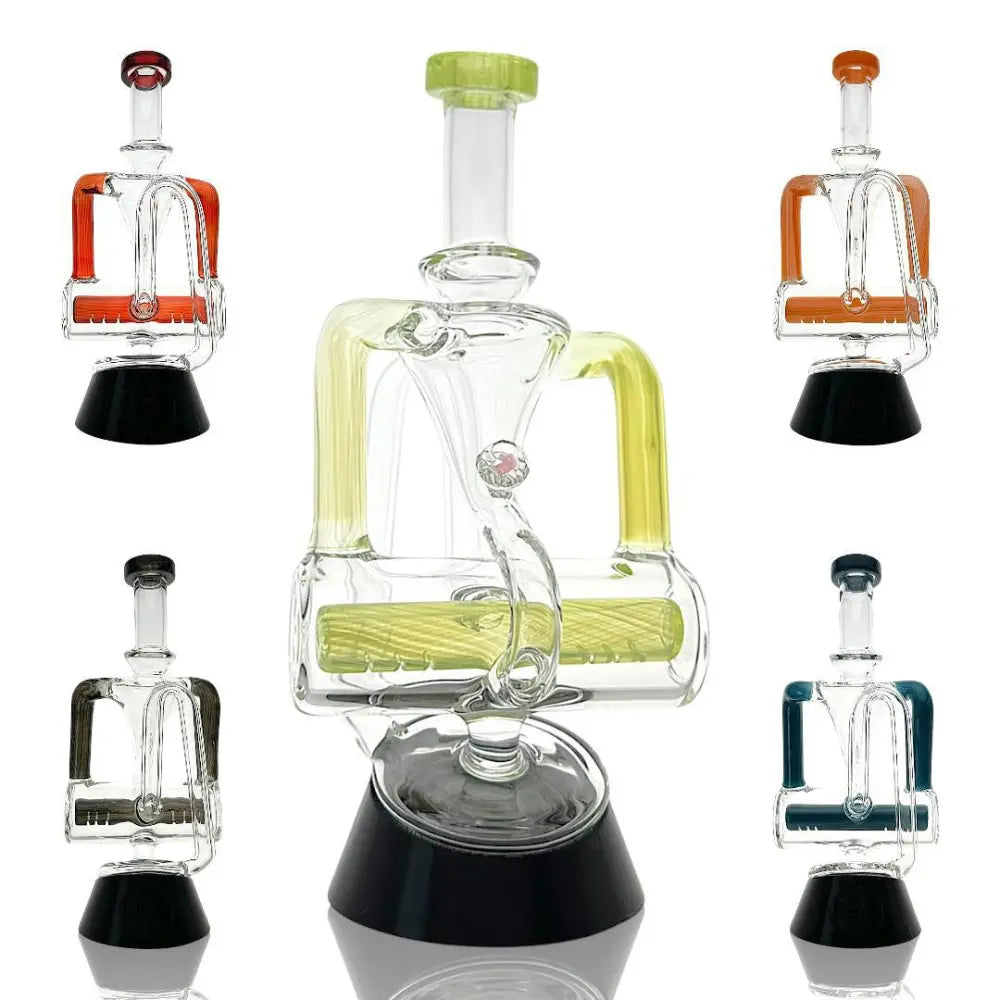 LE Superior Inline Puffco Peak Attachment by Iridescent Glass