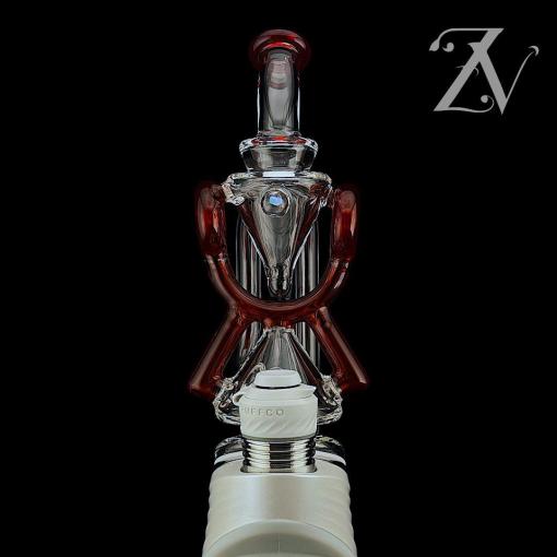 Superior ECO Donut Puffco Peak Attachment by Iridescent Glass *7 Colors*