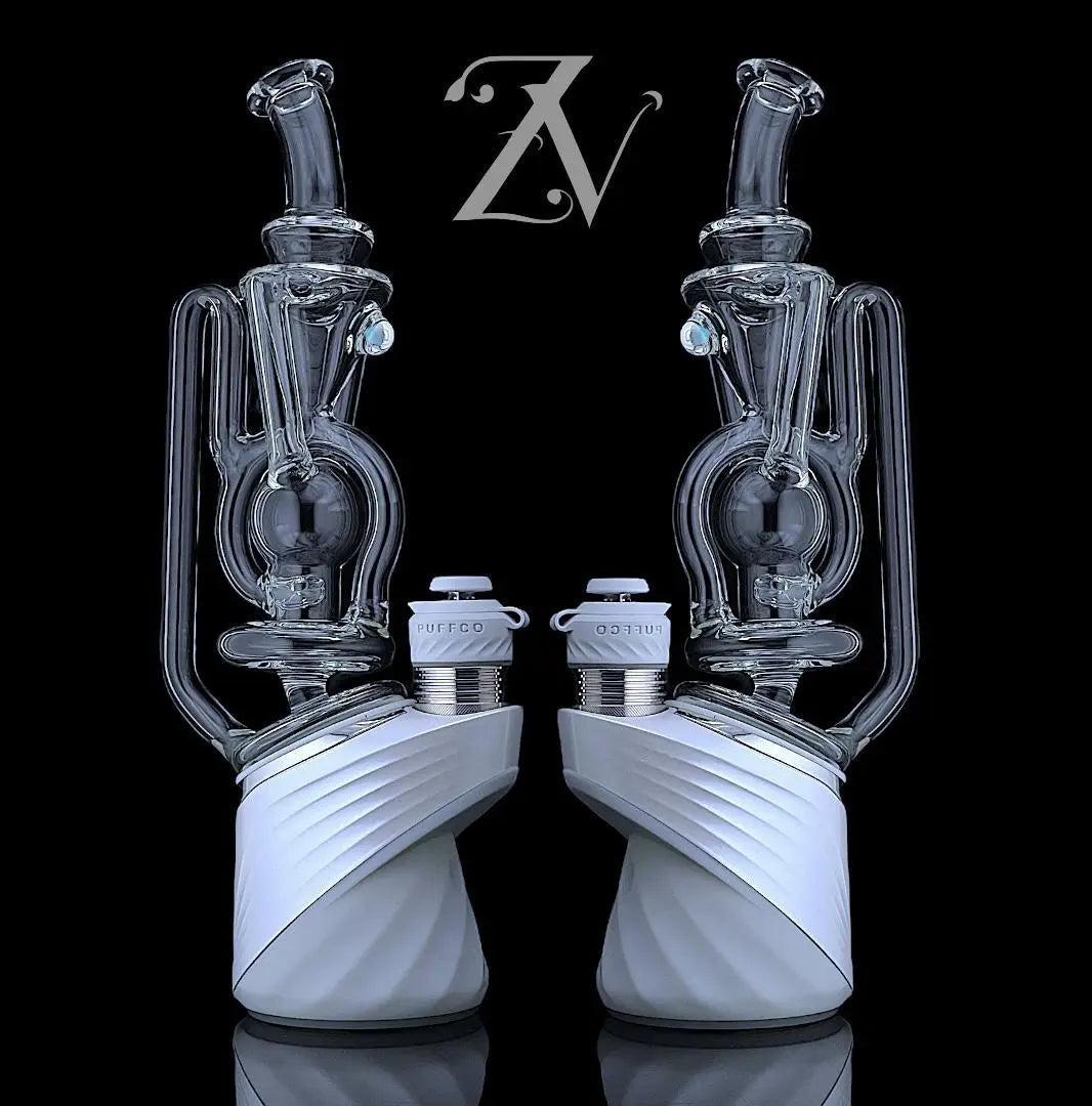 Superior Ballcycler Puffco Peak Attachment by Iridescent Glass