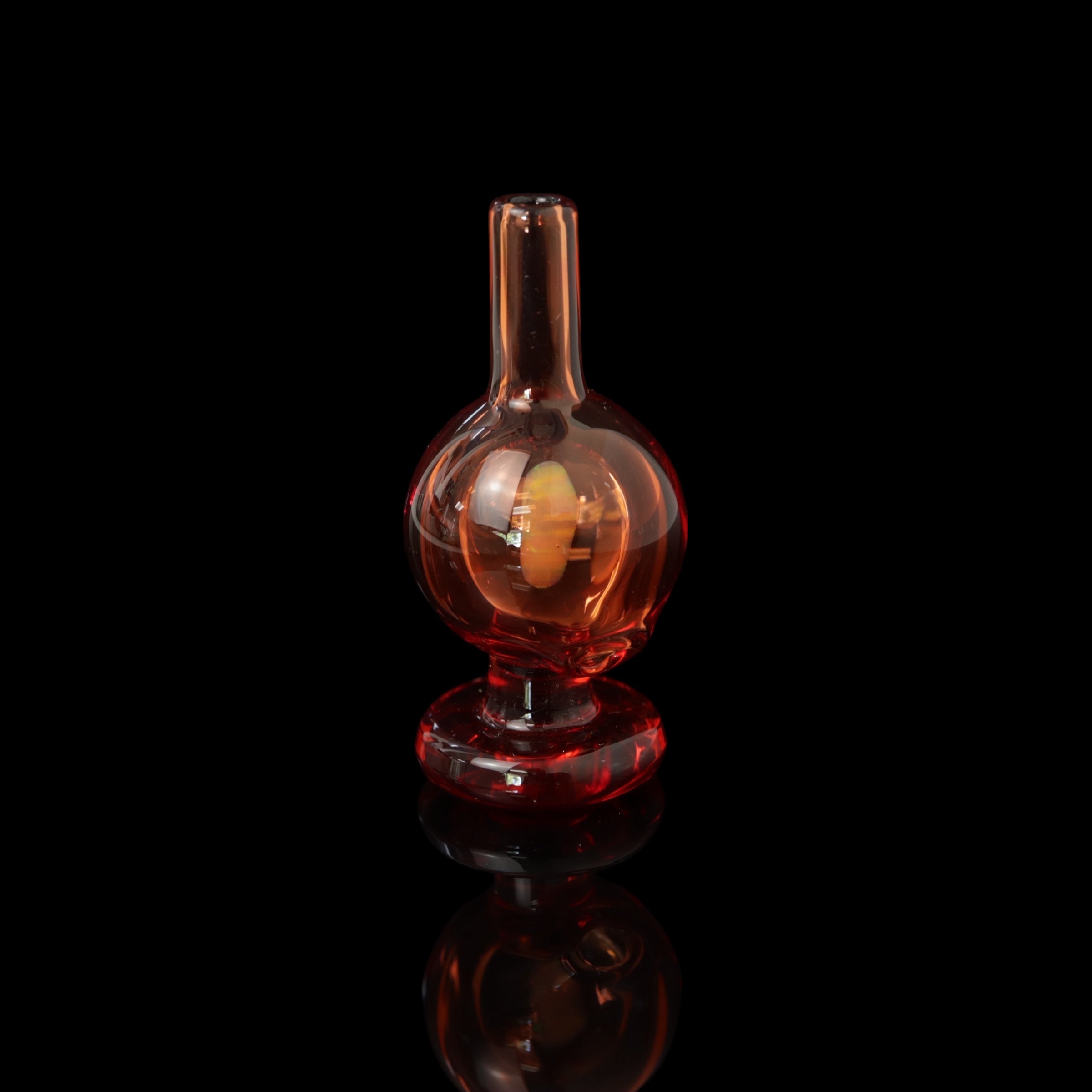 Full Color Opal Bubble Cap Soup Glass