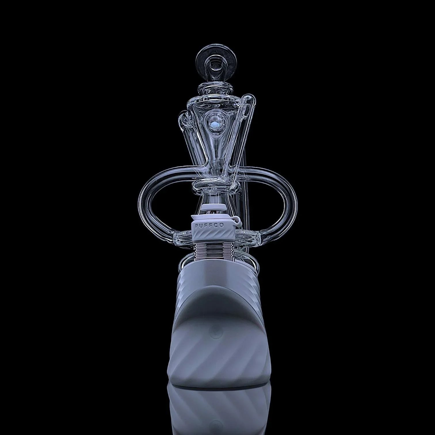 Wishbone Recycler Peak Attachment by Iridescent Glass