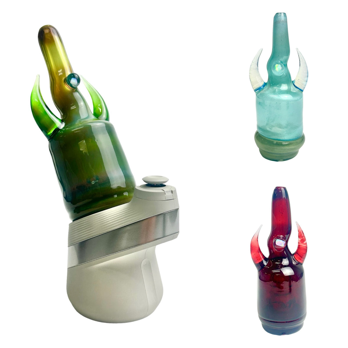 Full Color Opal Wet Puffco Tops by Magizle Glass