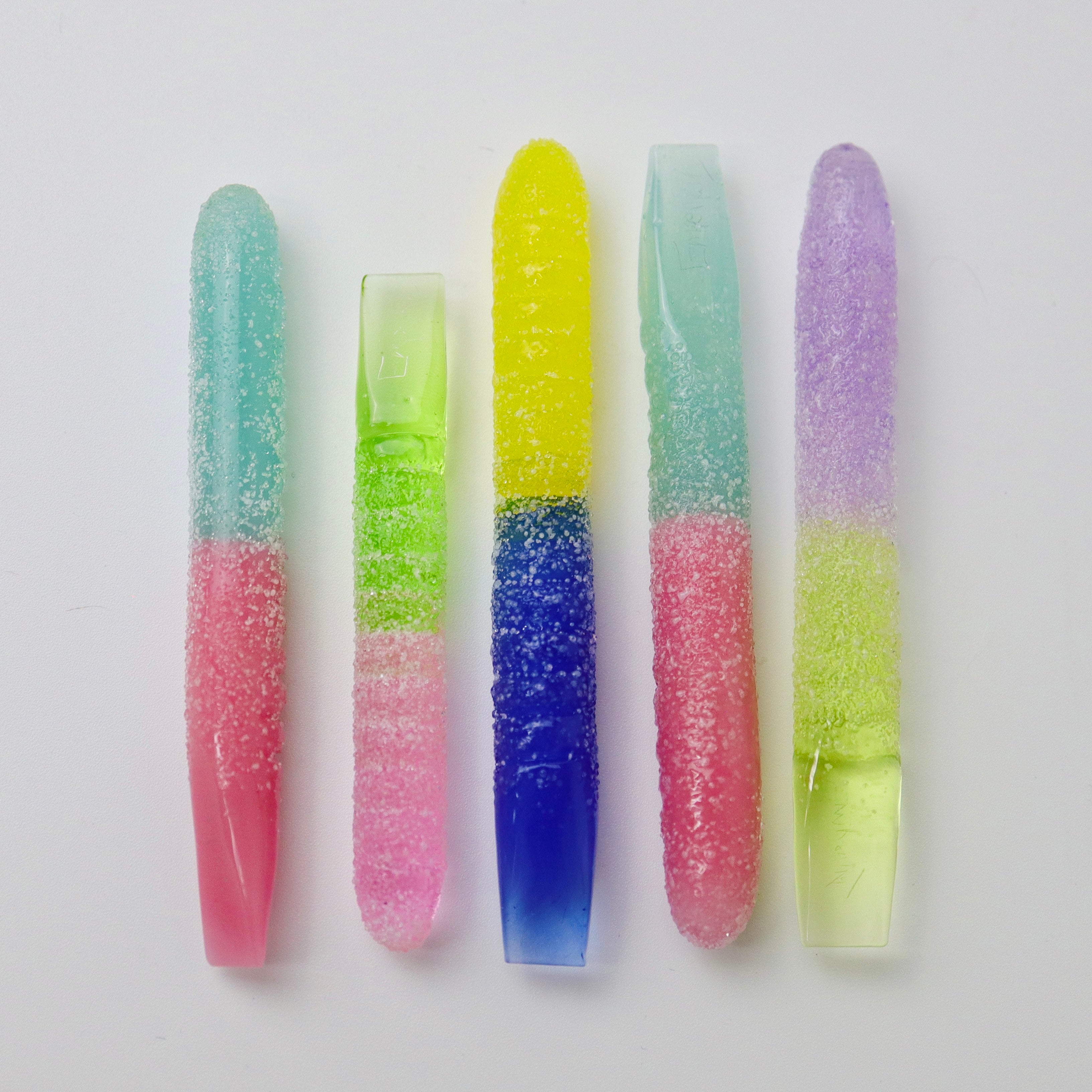 Sour Worm Chisel Dabbers by Emperial Glass