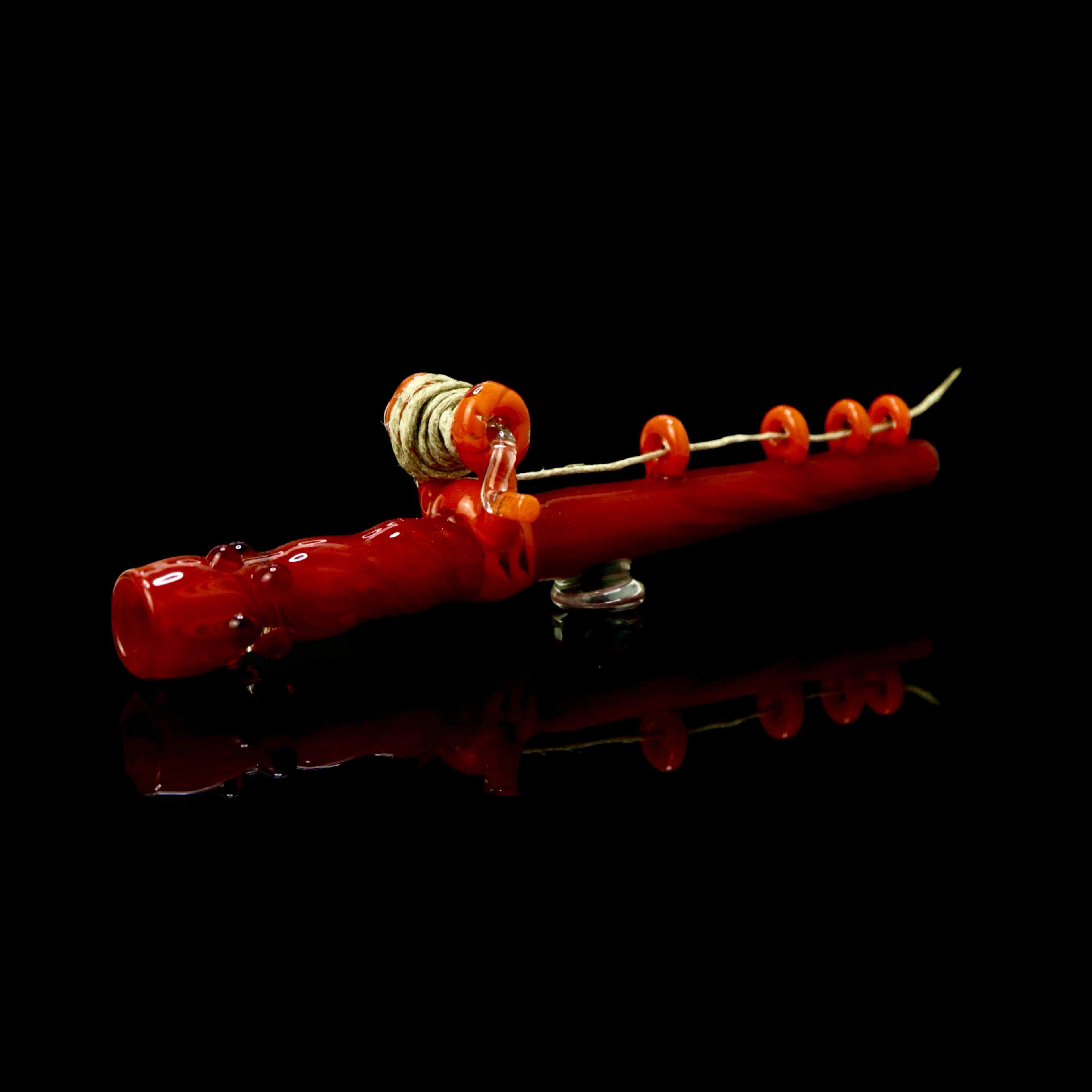 Fishing Pole Handpipe by The Shackk Glass