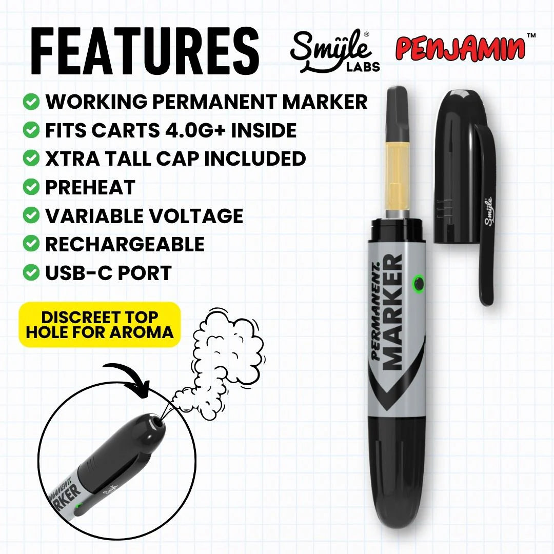 Penjamin Permanent Marker by Smyle™ Labs