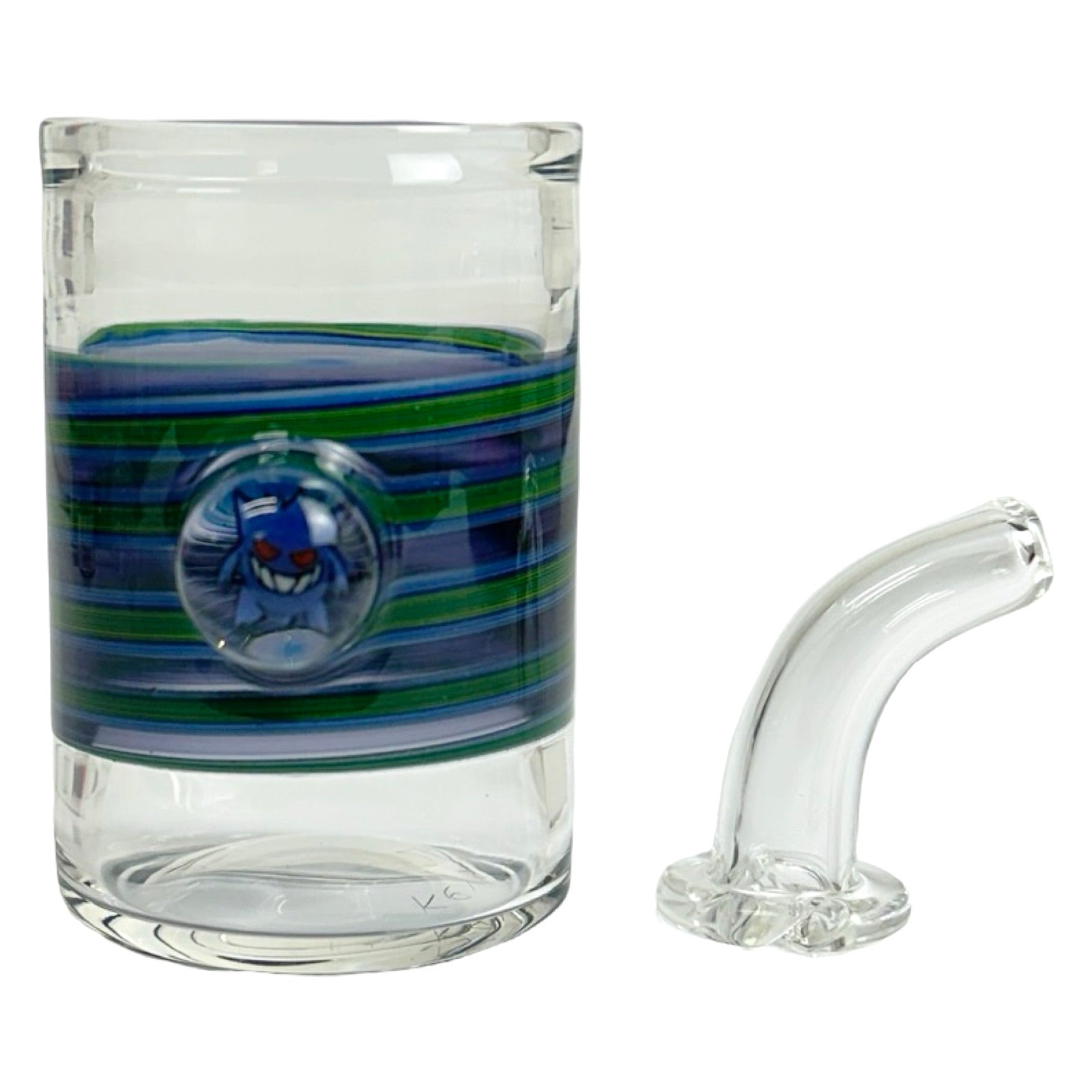 Spiral Cup and Mouthpiece for Proxy Core by Keys Glass