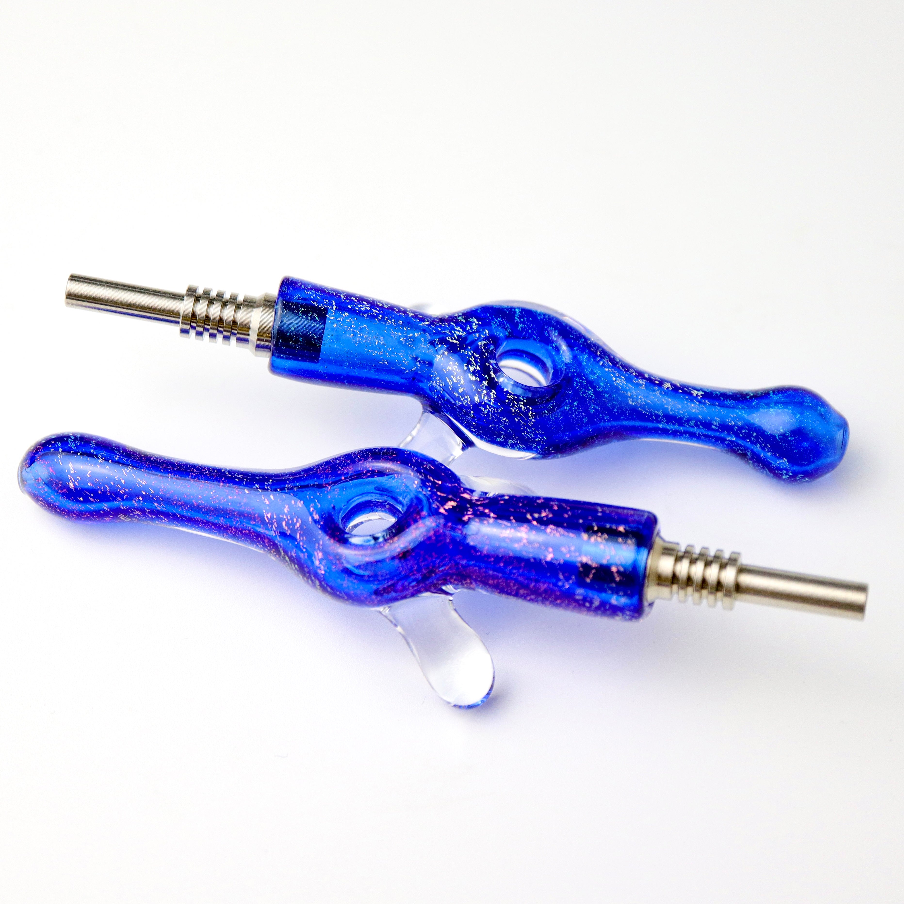 Veg Dichro Donut Nectar Straw w/ Ti by GlasseX