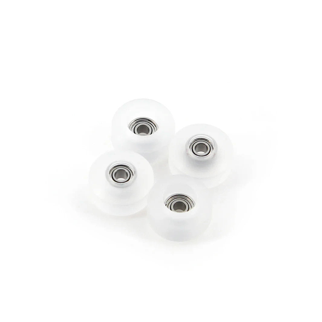G8 Frosted Clear Wheels by FlatFace Fingerboards