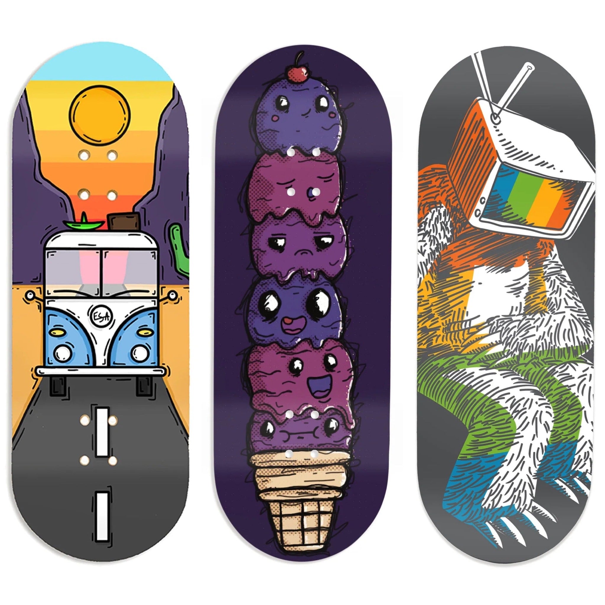 Wooden Fingerboard Deck by Teak Tuning