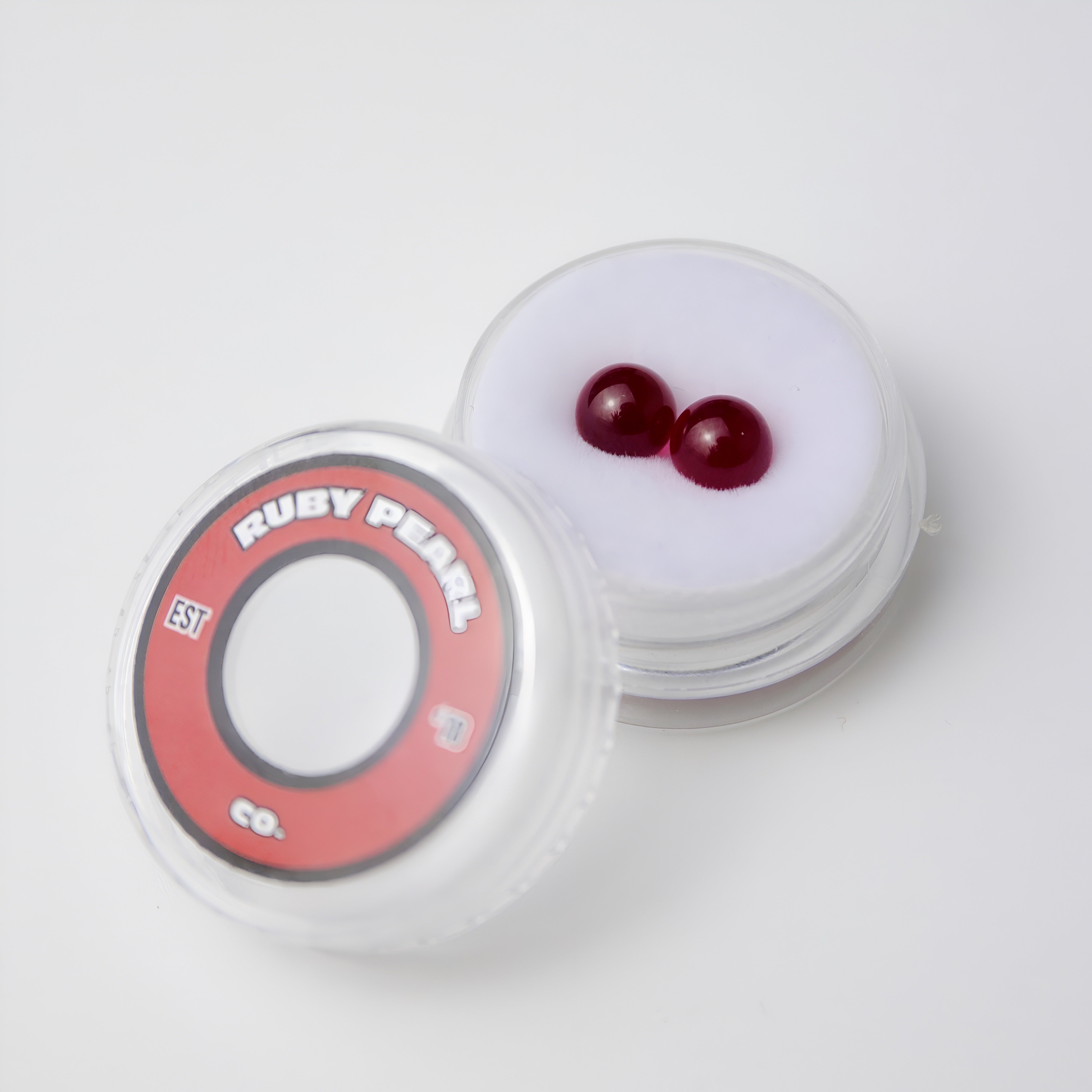 6mm Ruby Terp Pearls