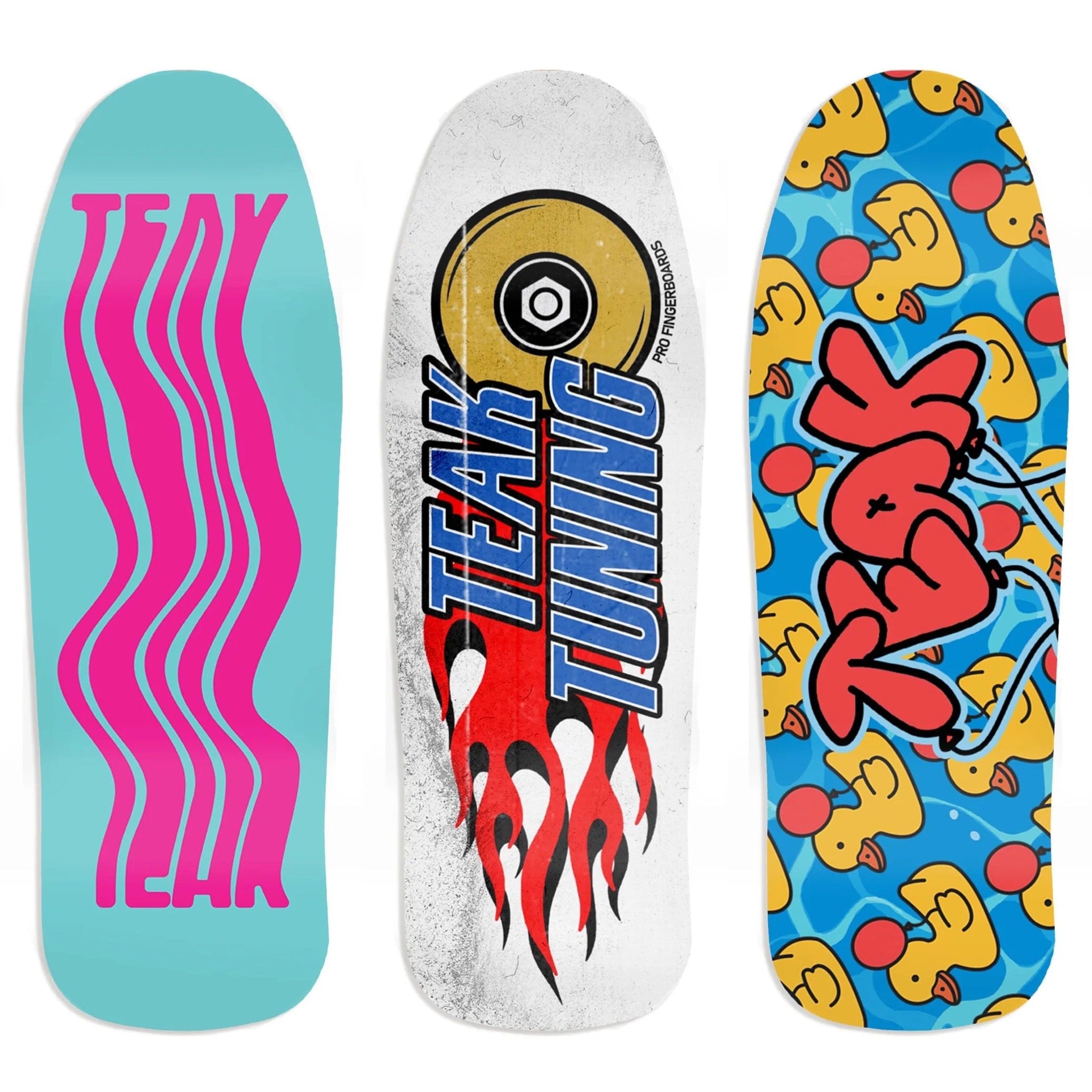 Wooden Fingerboard Deck - Carlsbad Cruiser by Teak Tuning