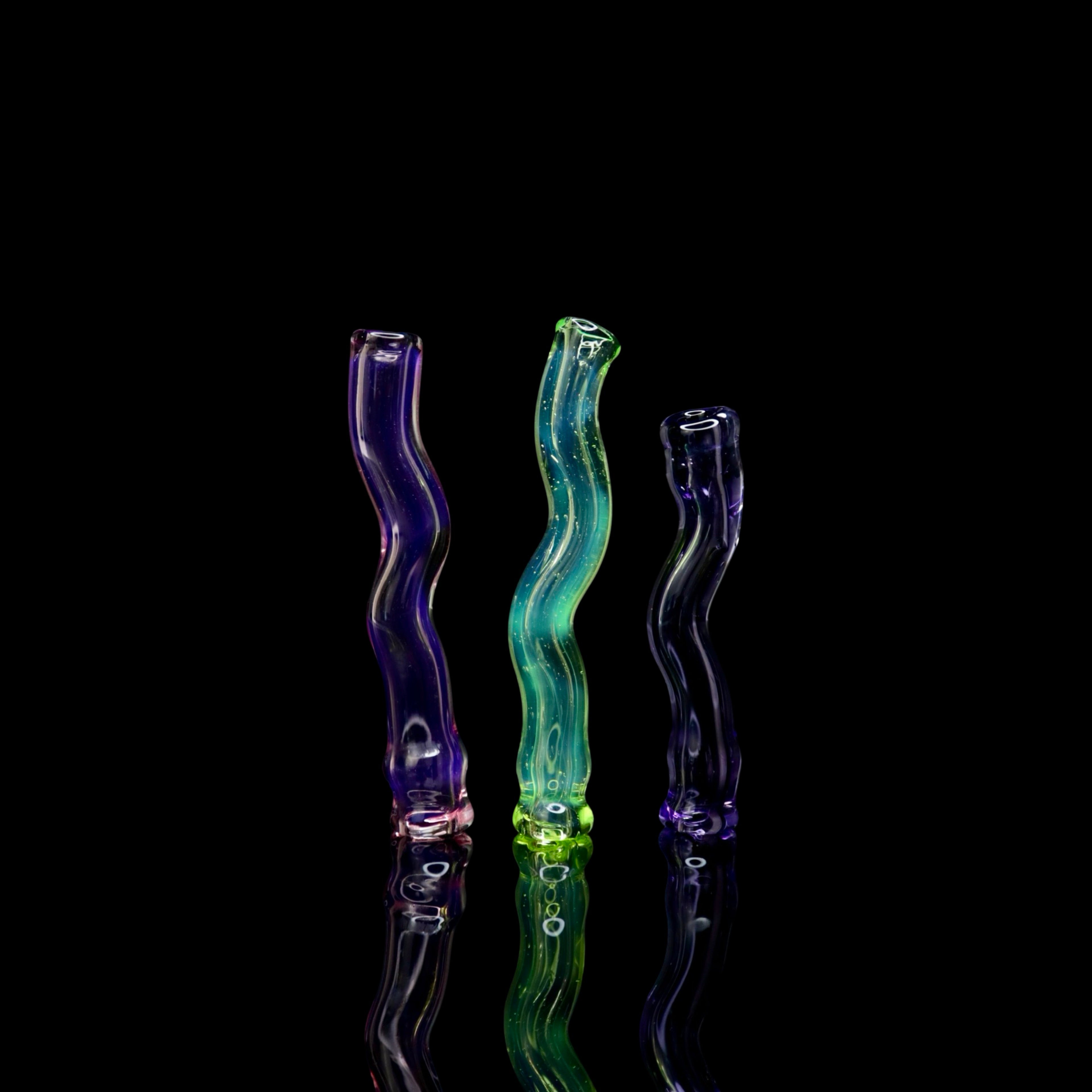 Squiggle Straw Pivot Mouthpiece by Magizle Glass