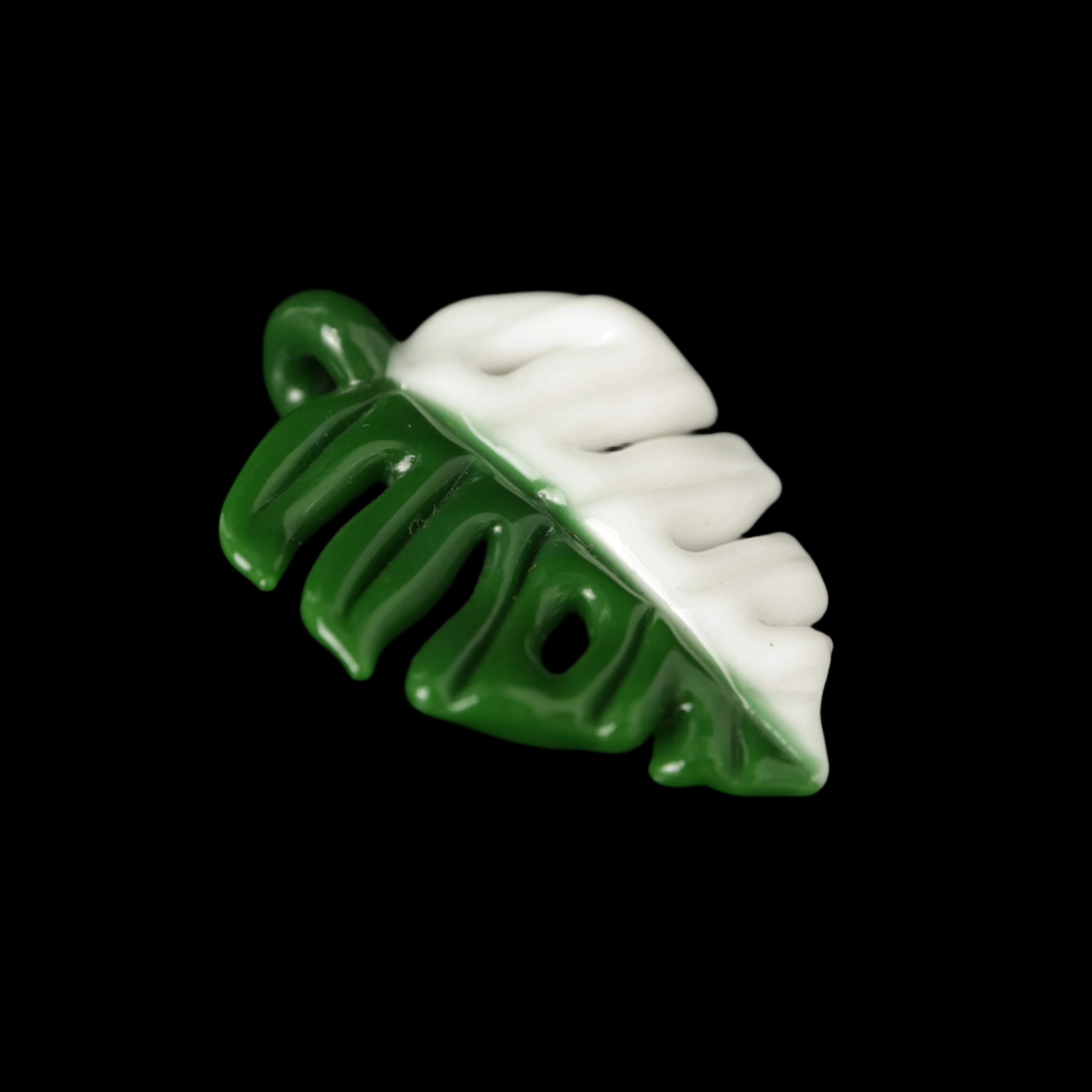 Leaf Pendants by Corrine Winters Glass