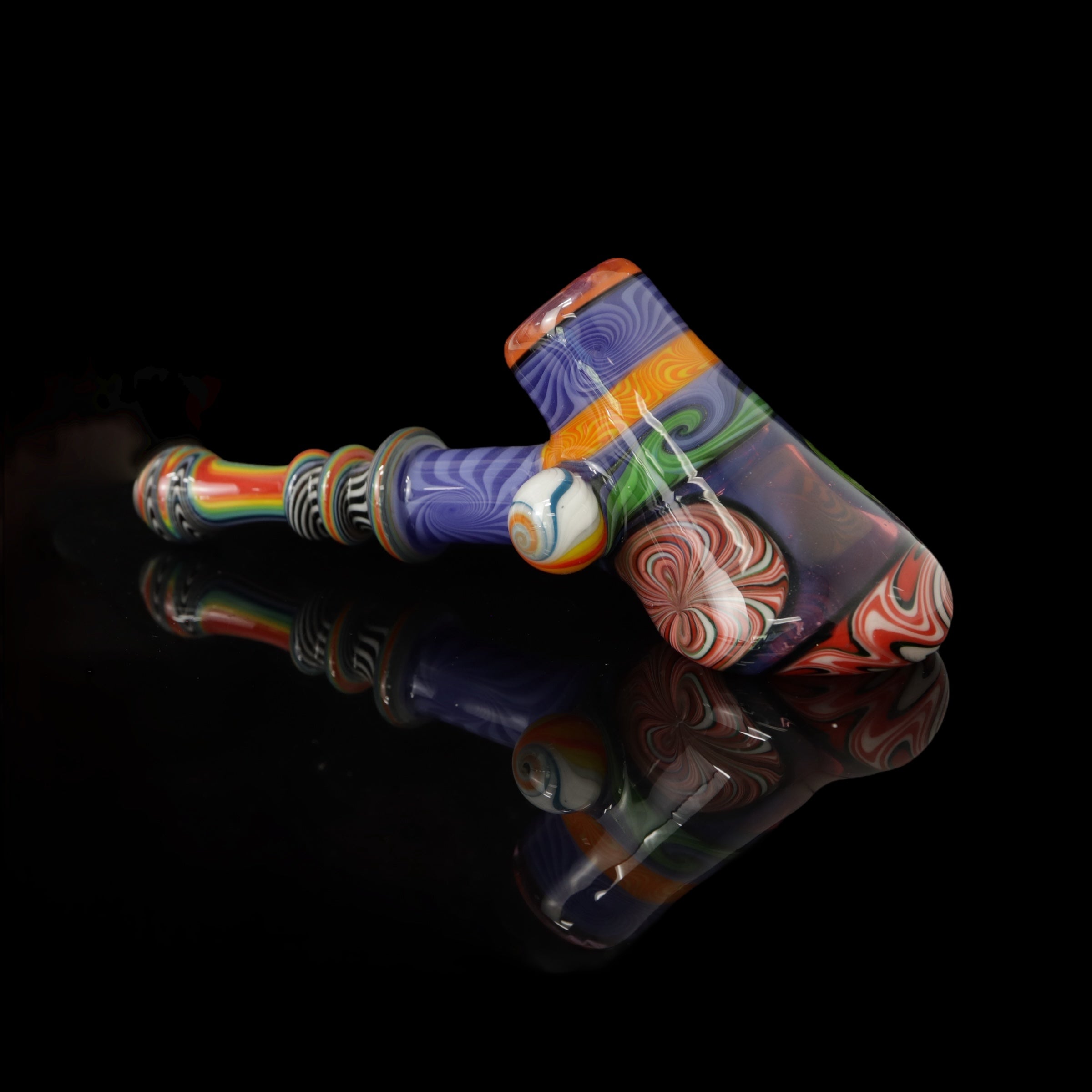 Linework Hammer Pipe by JFK Glass