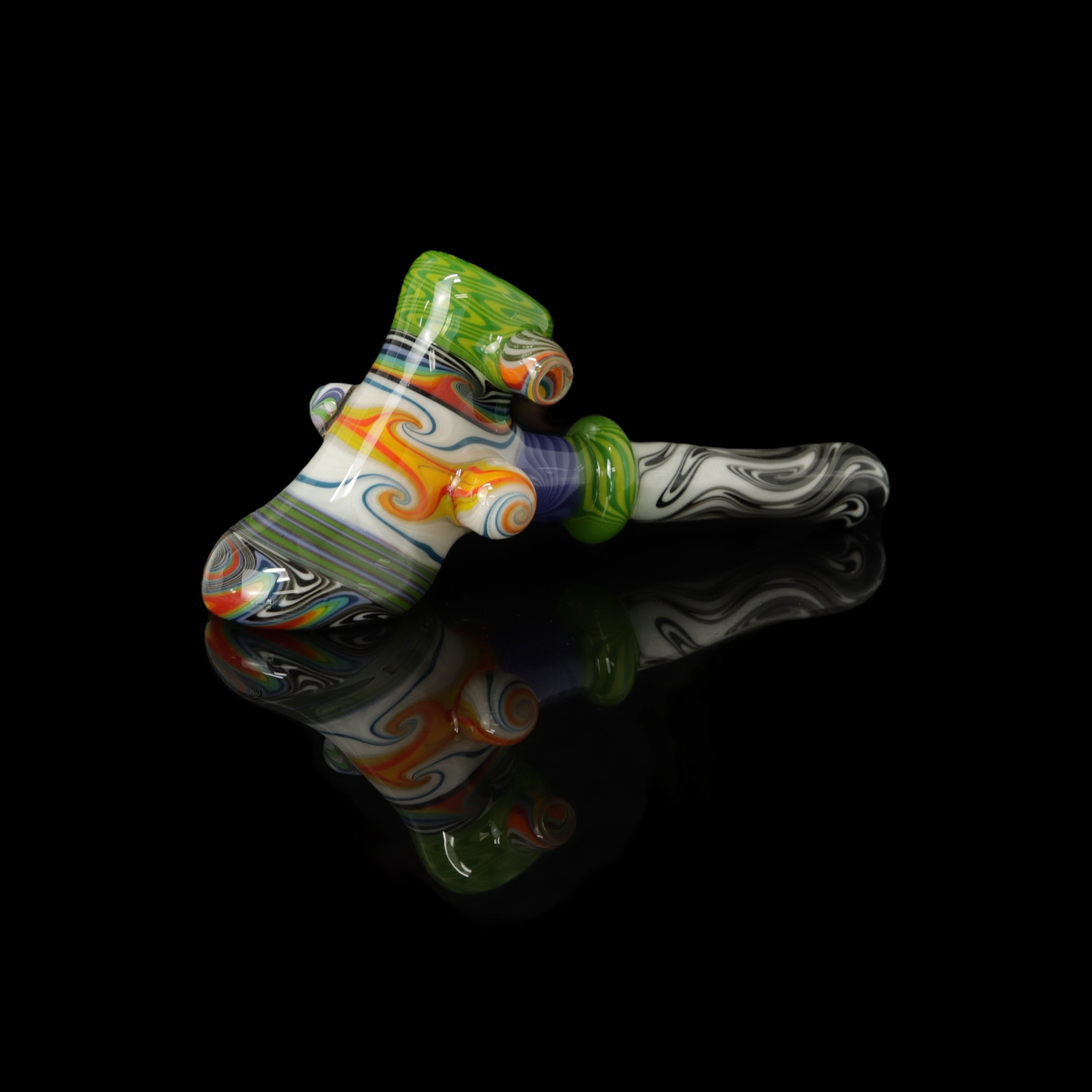 Linework Hammer Pipe by JFK Glass