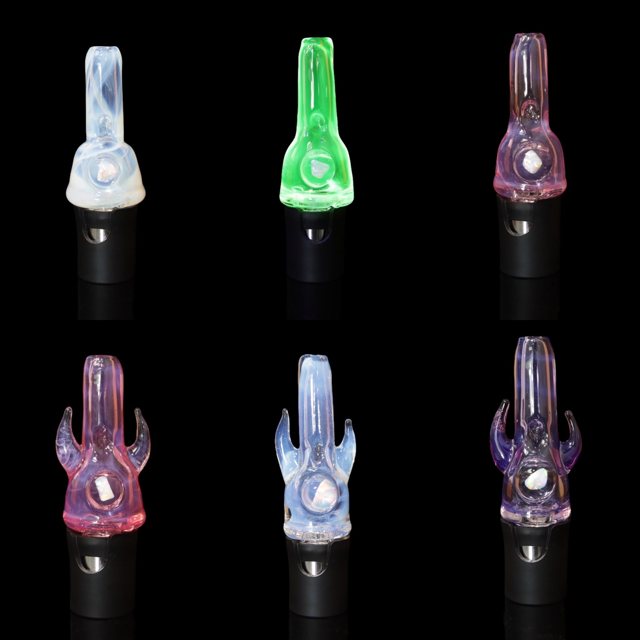 Full Color Opal Pivot Mouthpieces by Magizle Glass