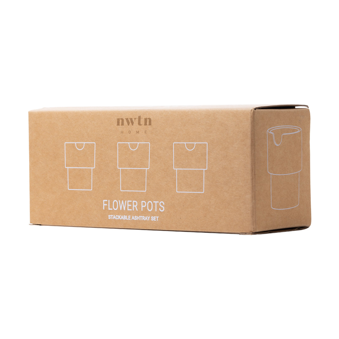 Flower Pots Ashtray Set by NWTN