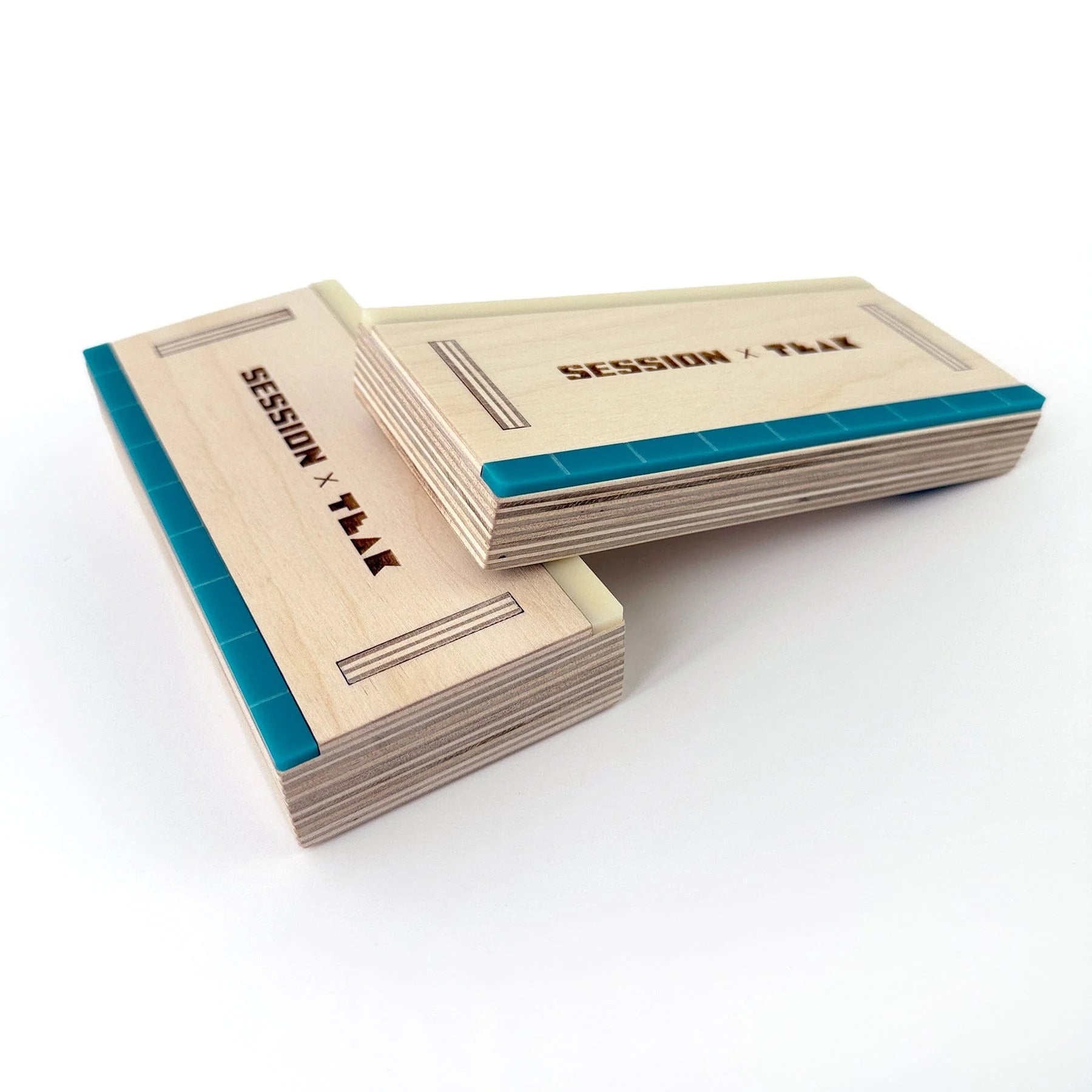 Pocket Manual Pad - Wooden Fingerboard Obstacle with Acrylic Coping