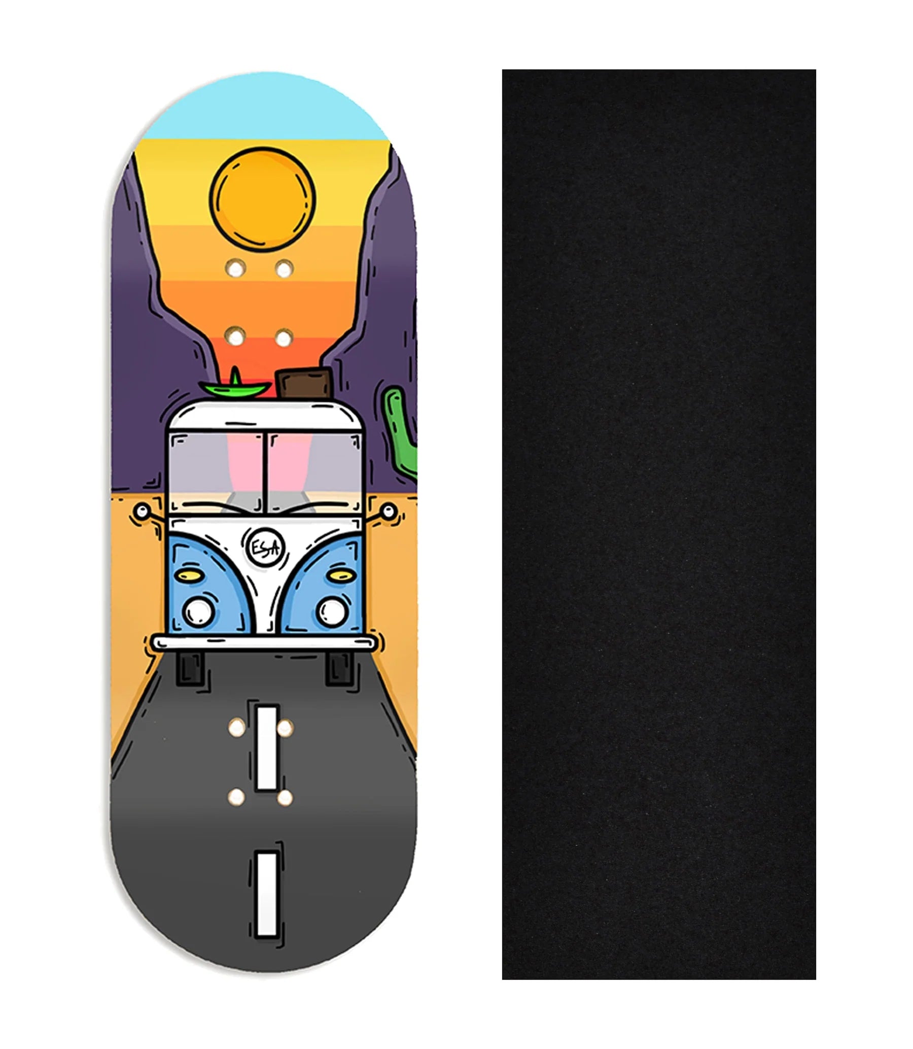 Wooden Fingerboard Deck by Teak Tuning