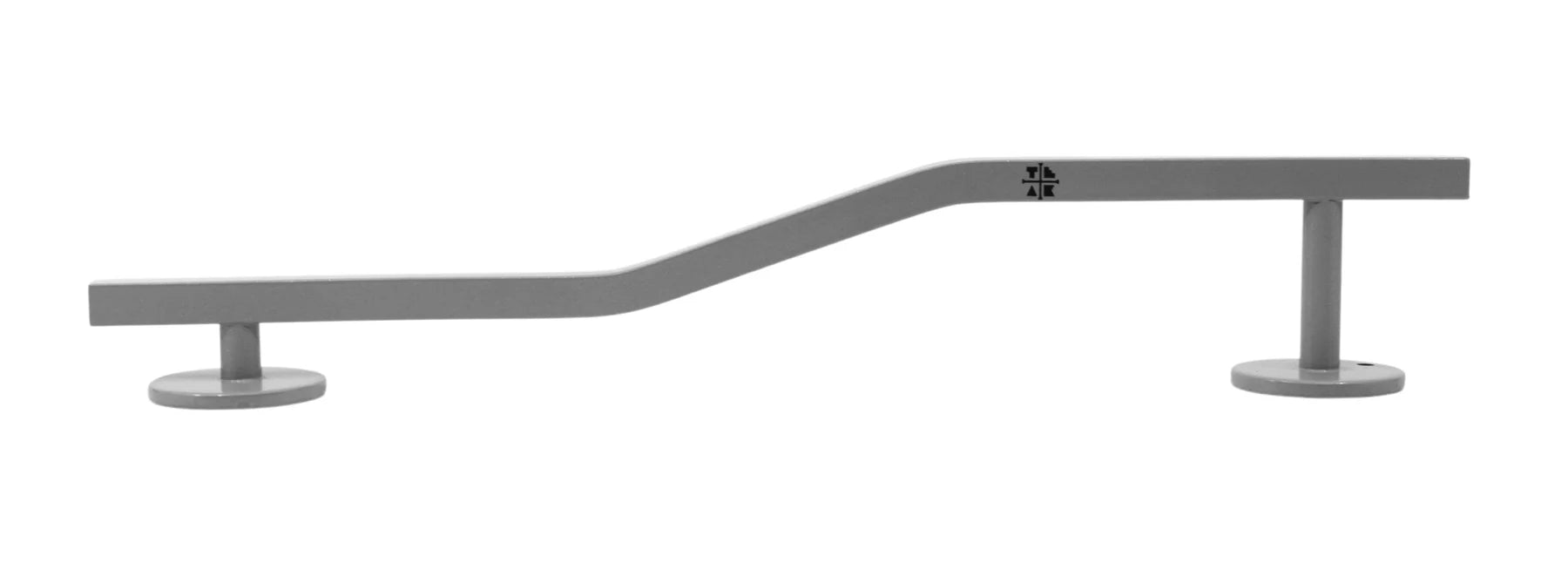 Square, Bi-Level Fingerboard Rail, 12" Long - Steel Construction