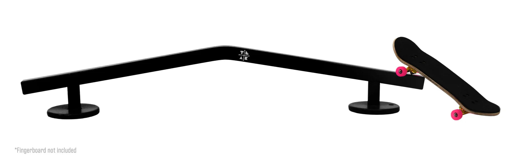 Straight, Mellow Peak Style Fingerboard Rail, 12" Long - Steel Construction