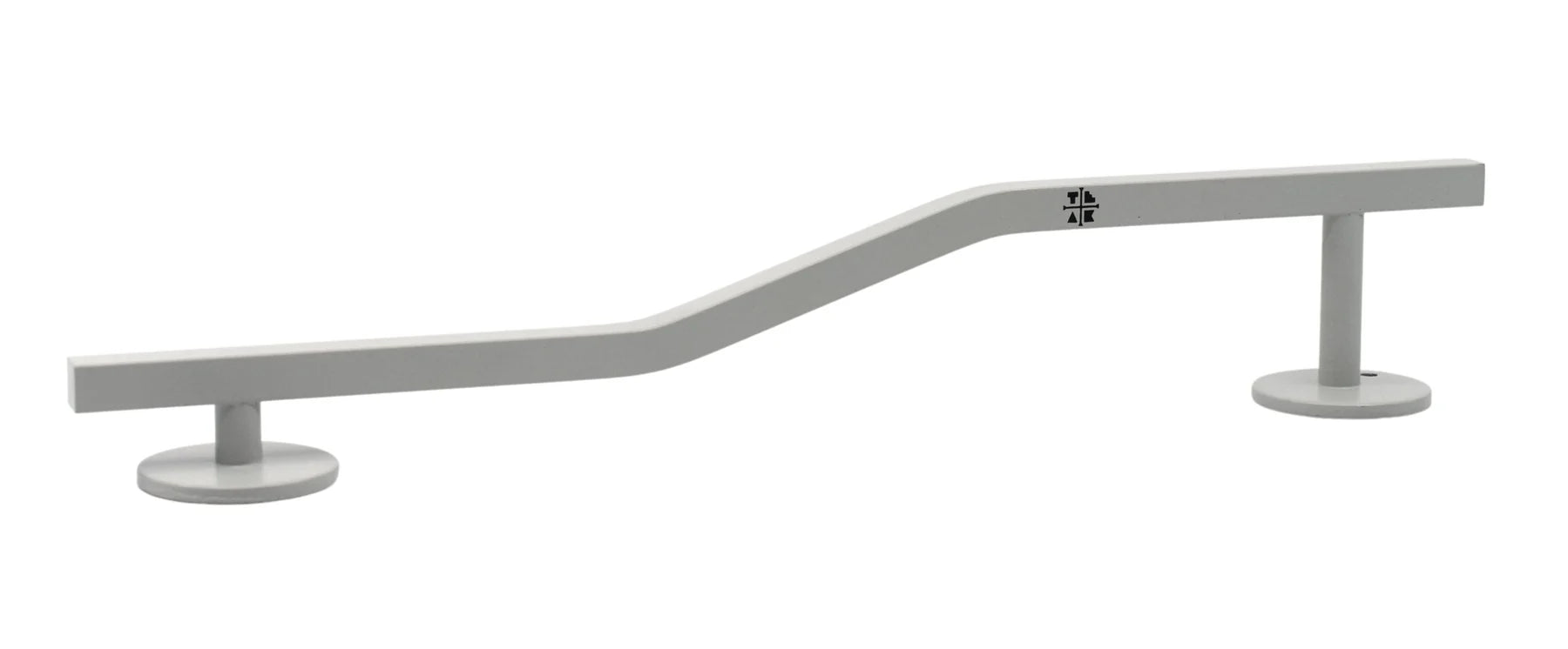 Square, Bi-Level Fingerboard Rail, 12" Long - Steel Construction