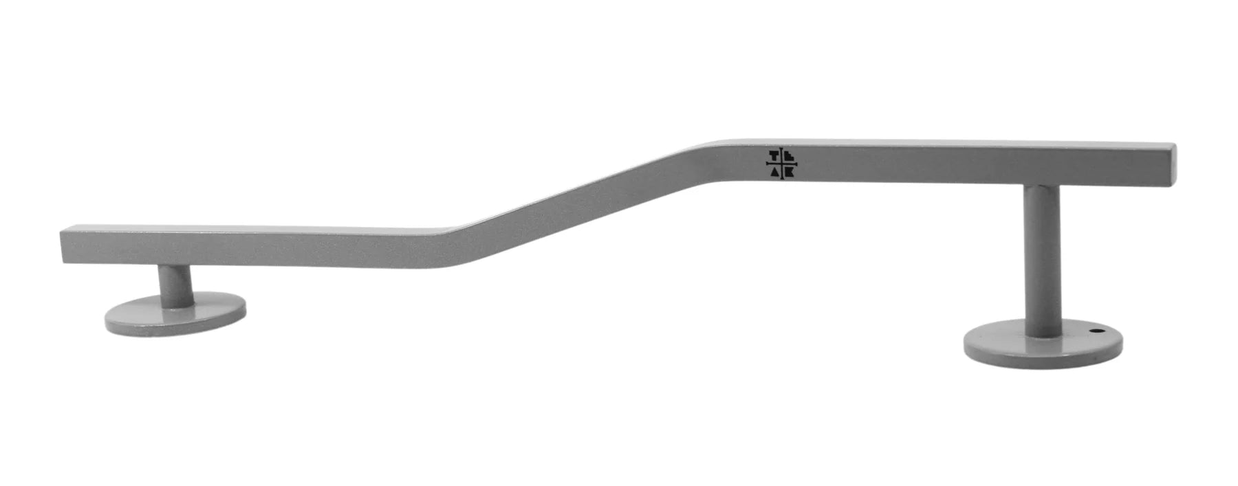 Square, Bi-Level Fingerboard Rail, 12" Long - Steel Construction