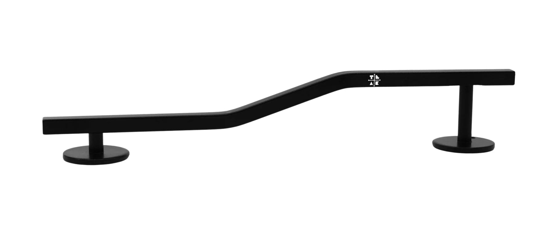 Square, Bi-Level Fingerboard Rail, 12" Long - Steel Construction