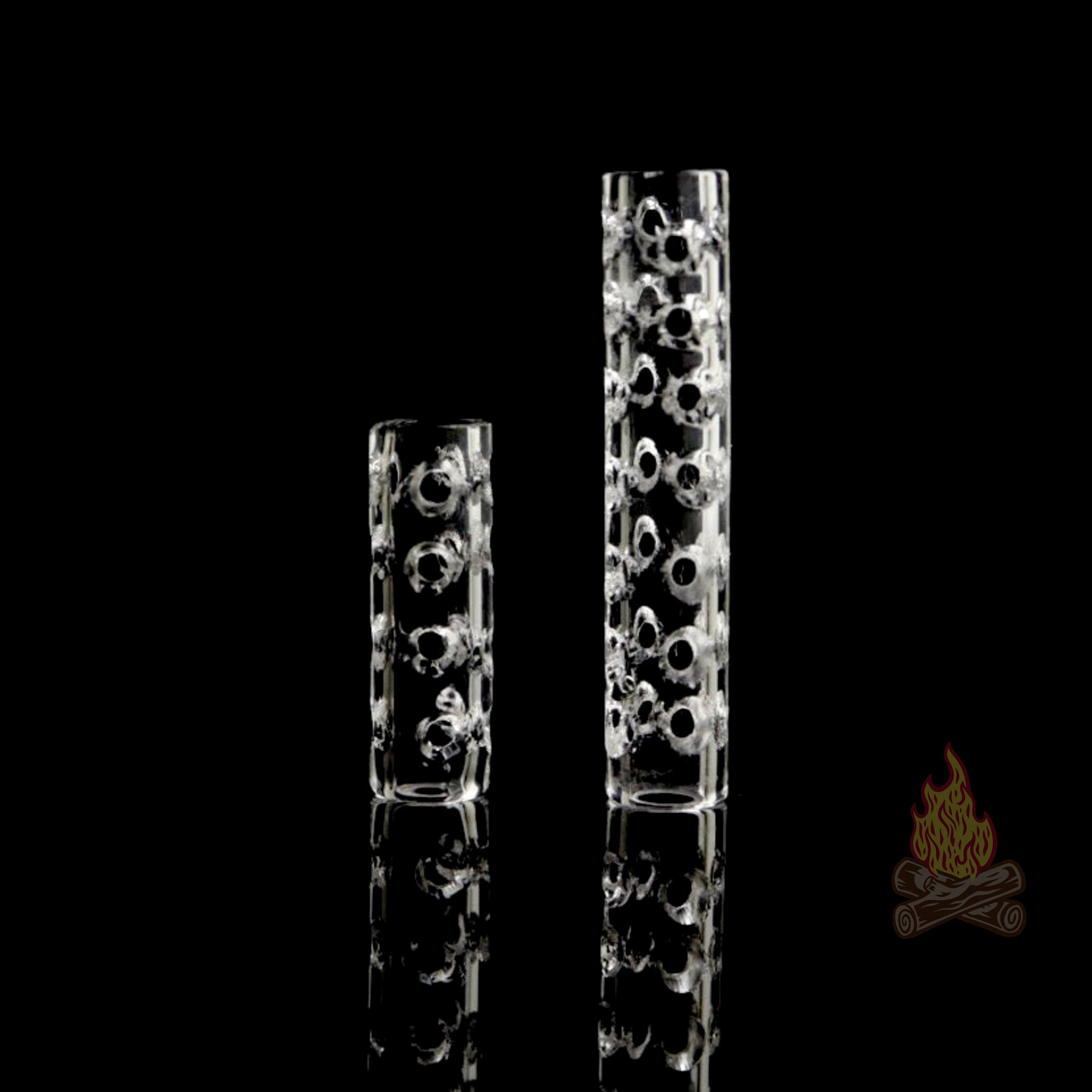 Hollow Quartz Pillar with Holes