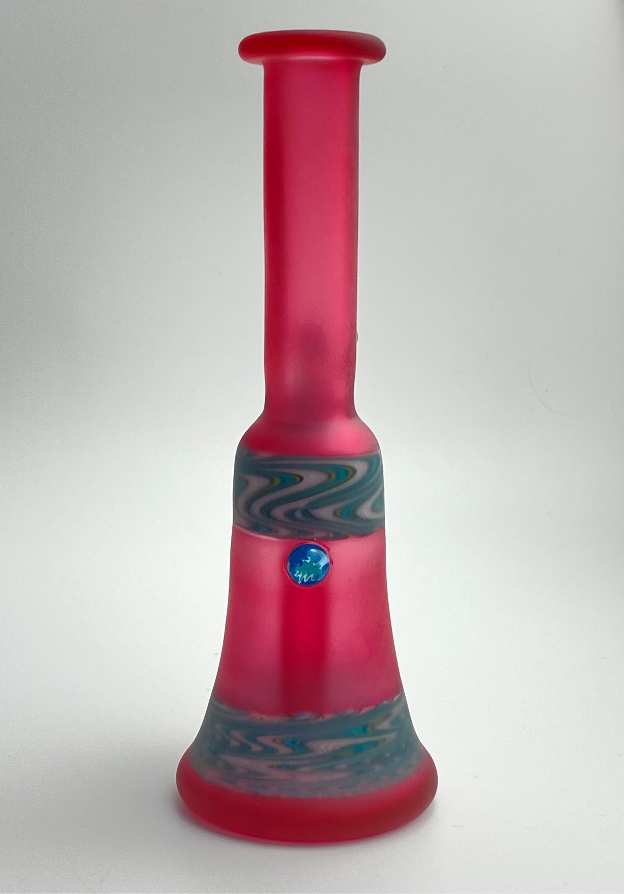 Sandblasted Wig Wag Tube by Shabbadoo Glass