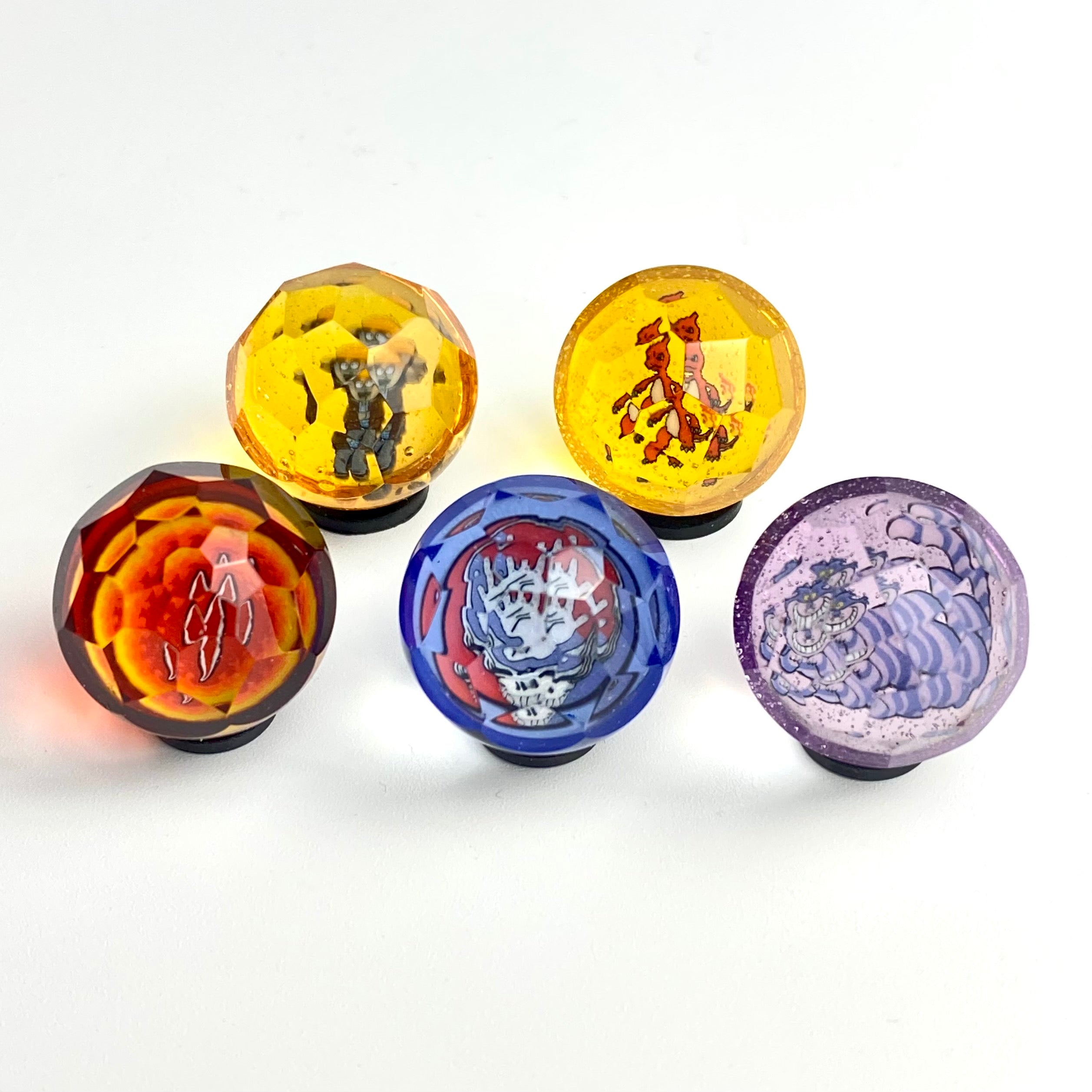 Faceted Slurper Marble Collabs by Keys Glass X Mr.Facet