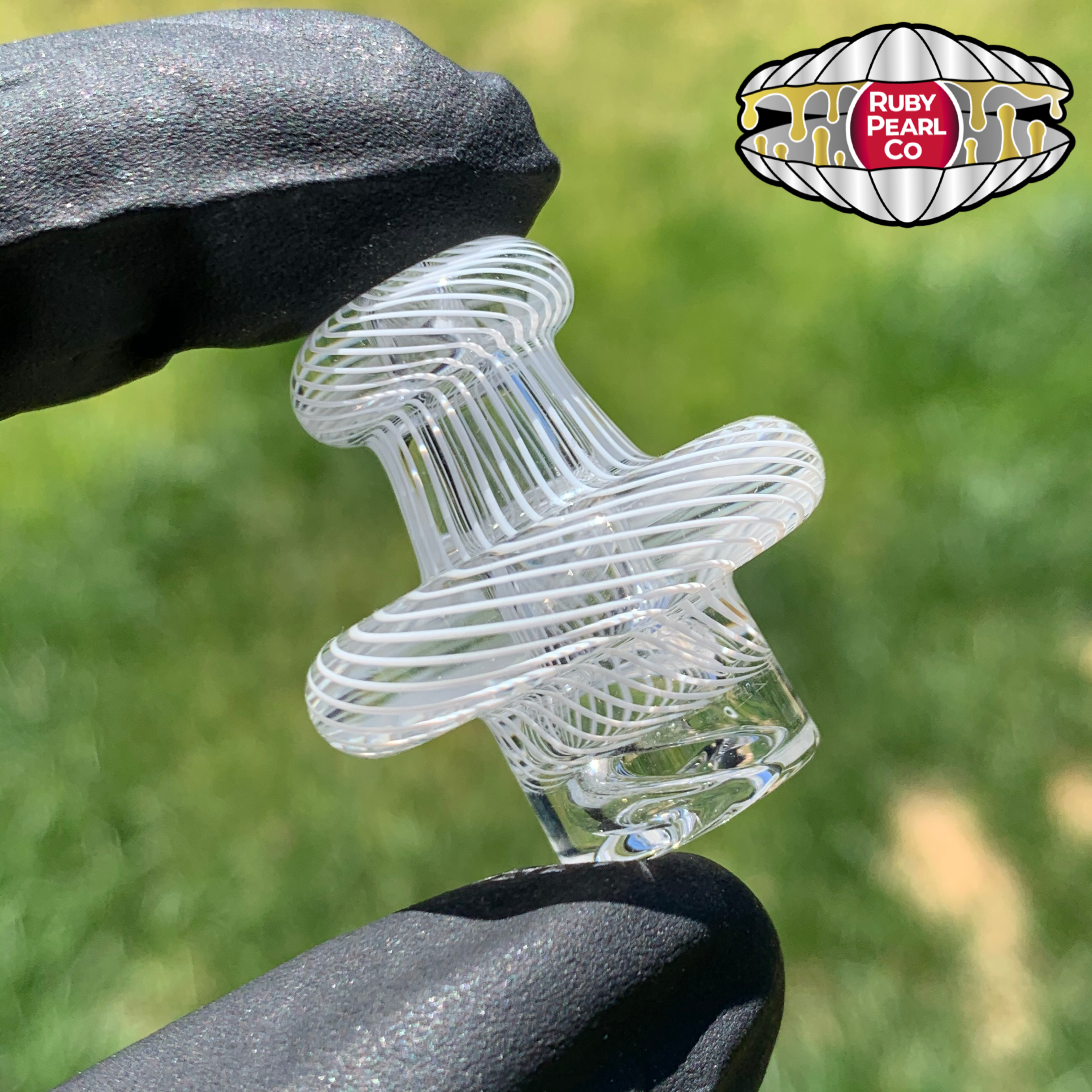 Linework Spinner Cap by Willywolly Glass