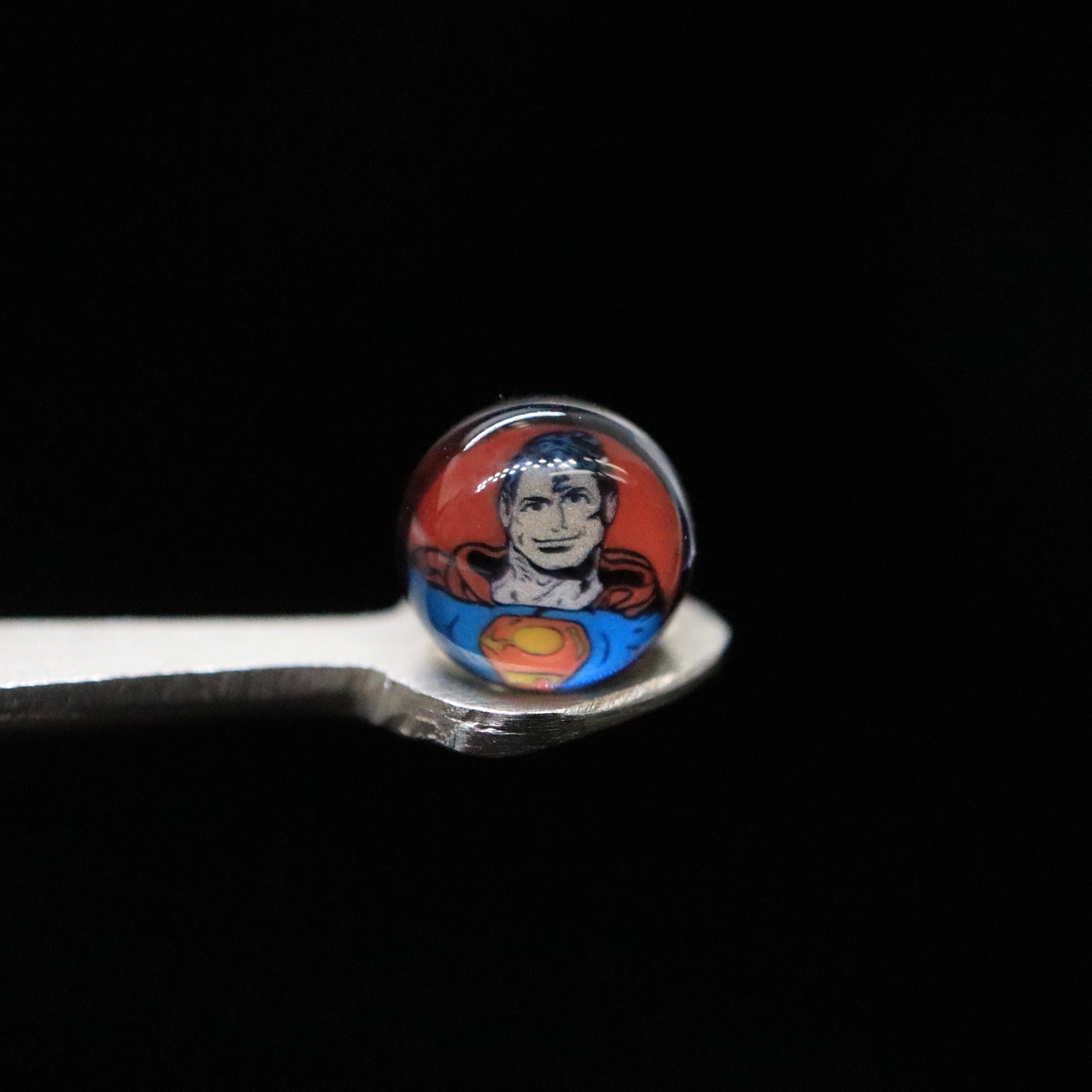 Superman Terp Pearls by Goba Glass