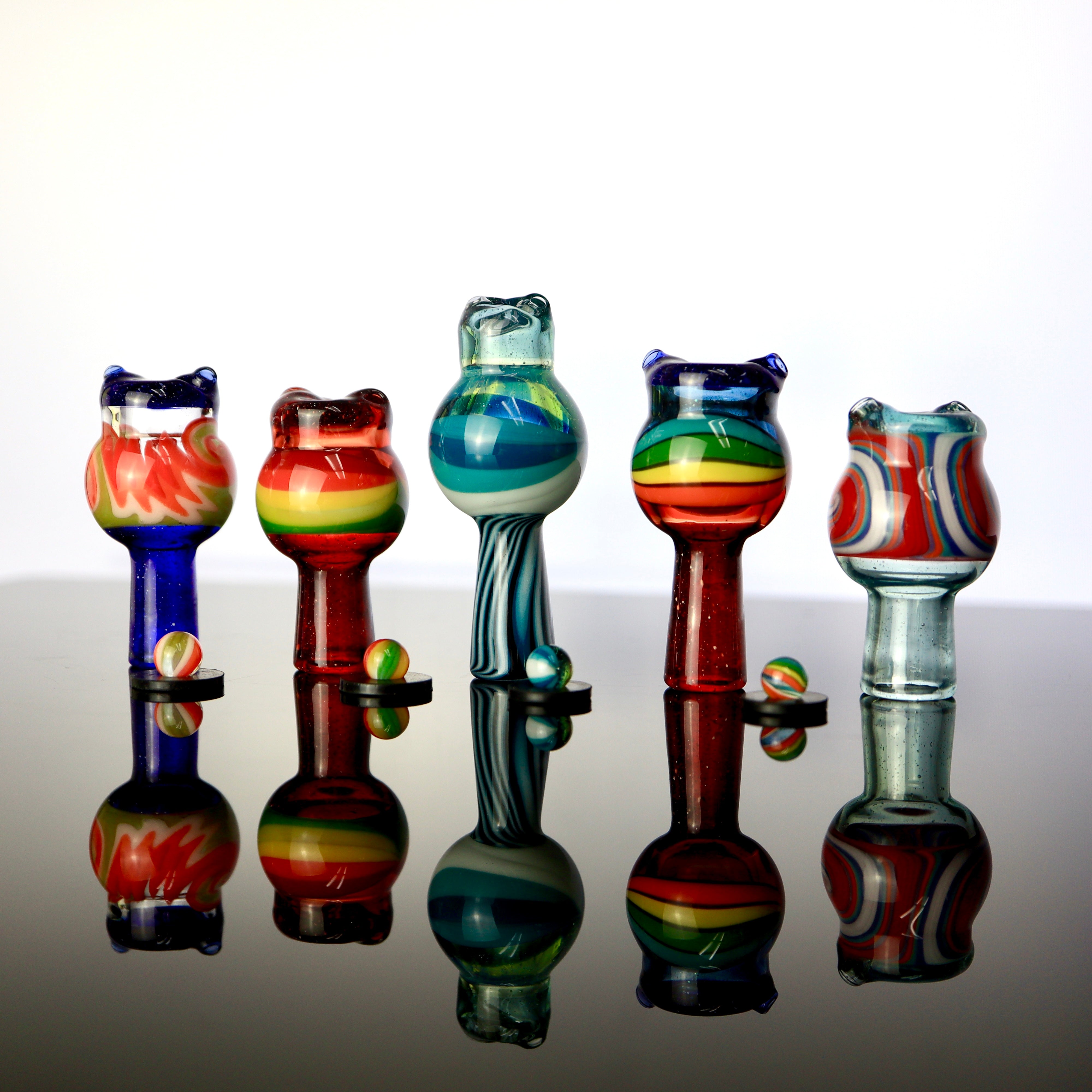 Beach Ball Spinner Bubble Caps