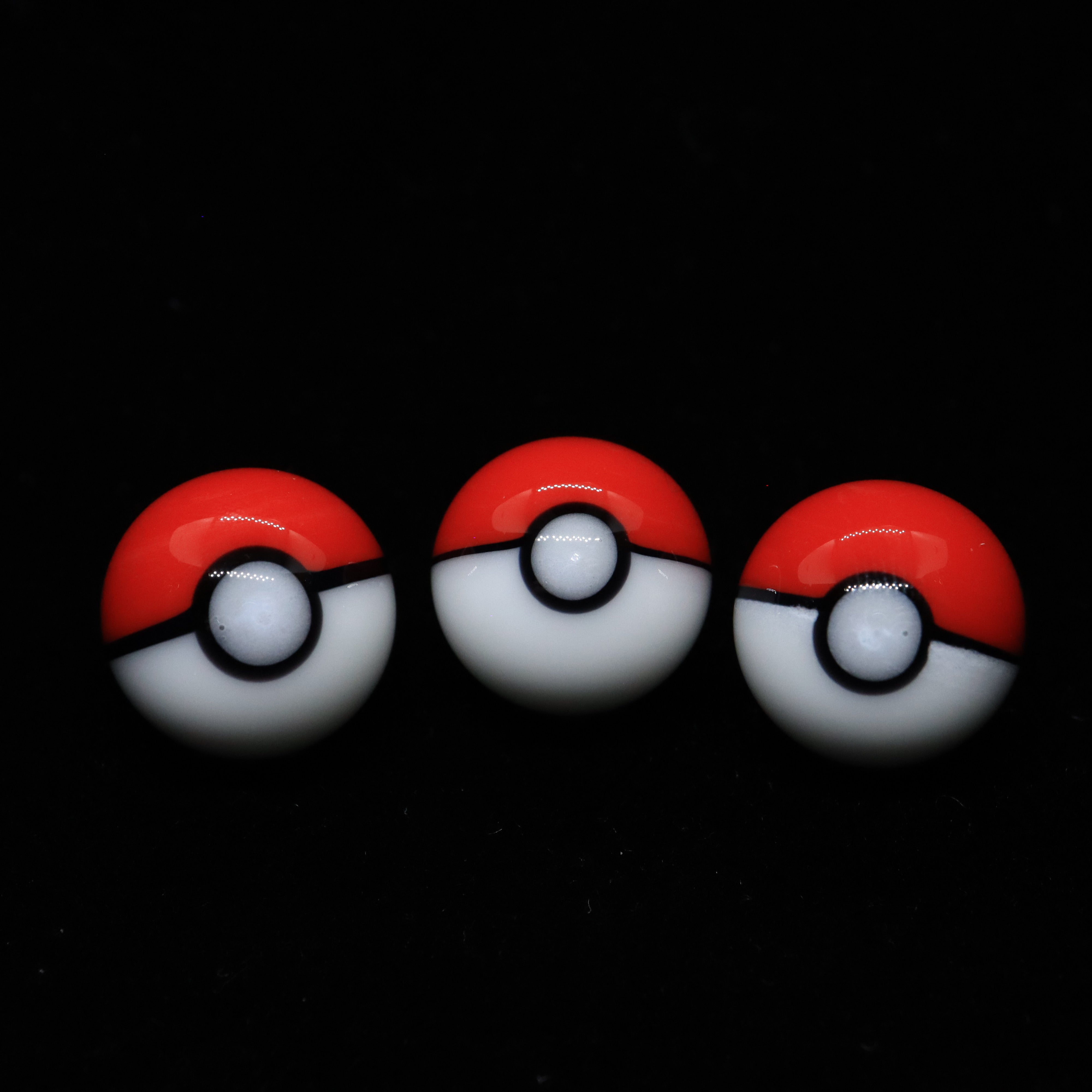 Pokeball Slurper Marble by Home Alone Glass