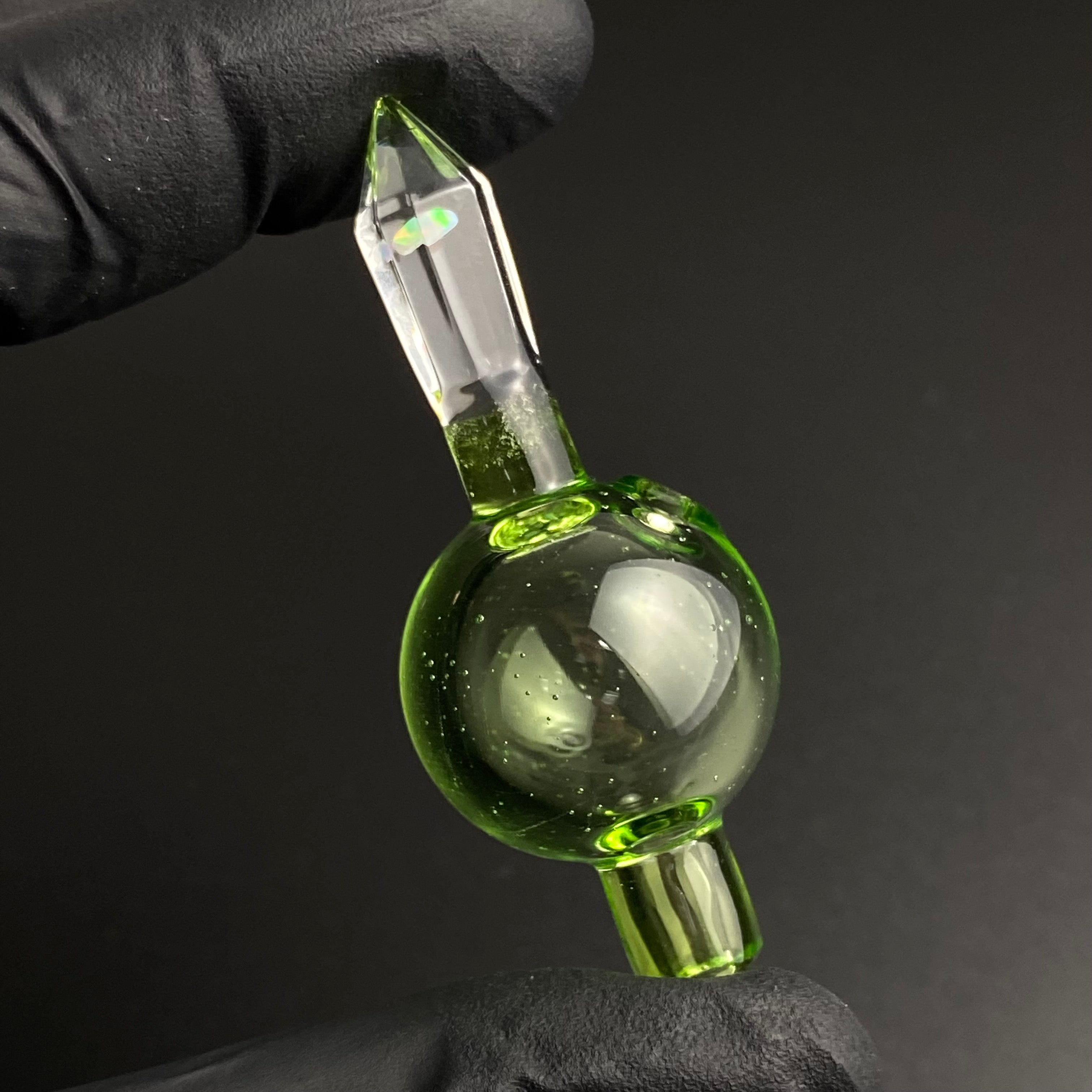 Faceted Gem Bubble Caps by Dreaux Glass (5 Colors)