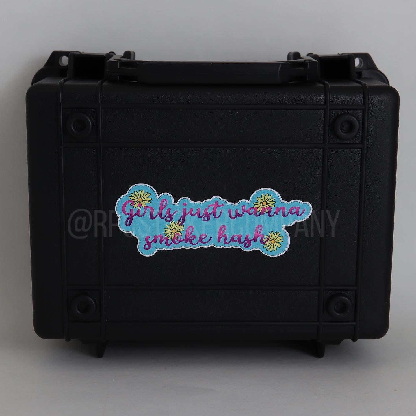 Girls Just Wanna Smoke Hash Sticker