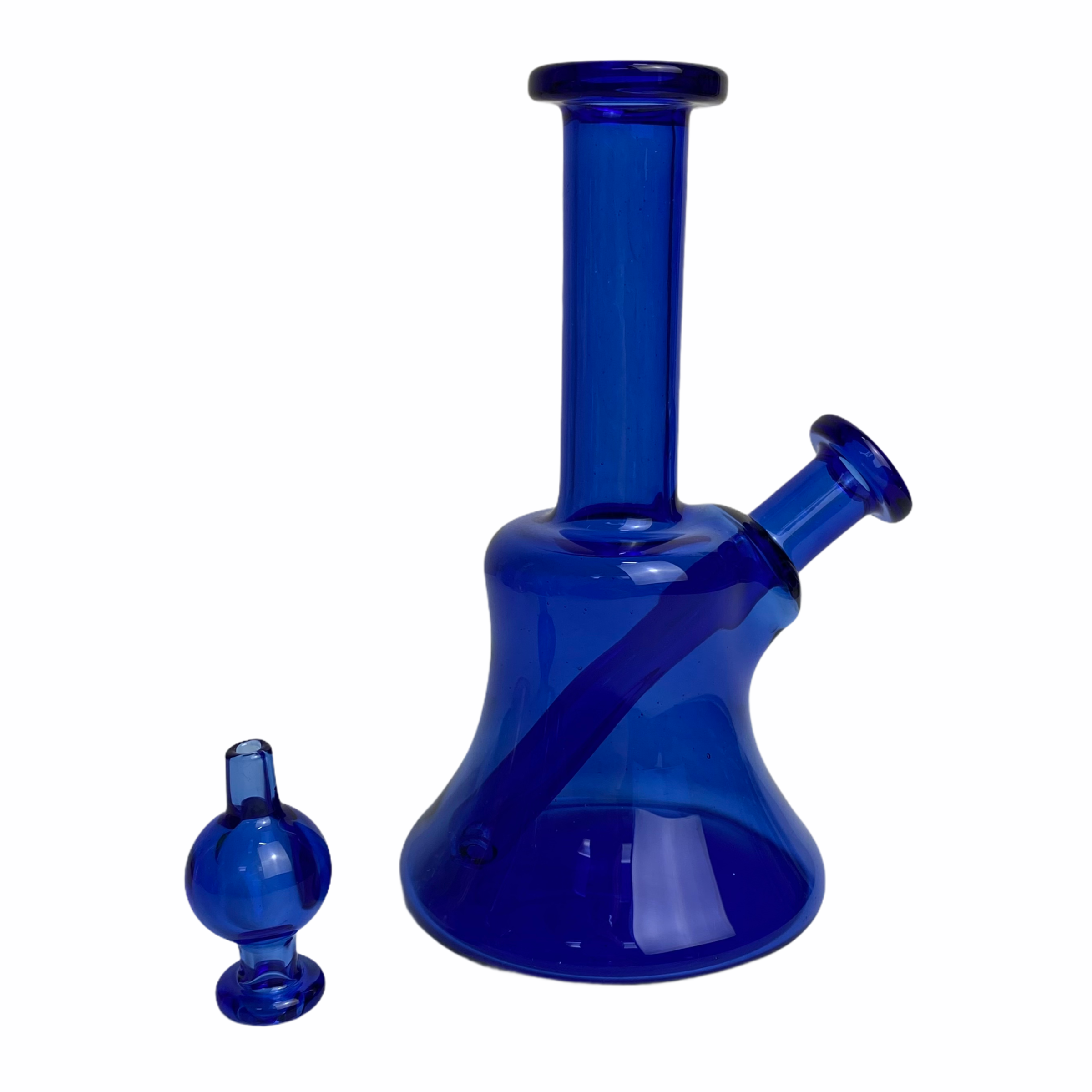 10mm Cobalt Mini Tube ( w/ Bubble Cap)