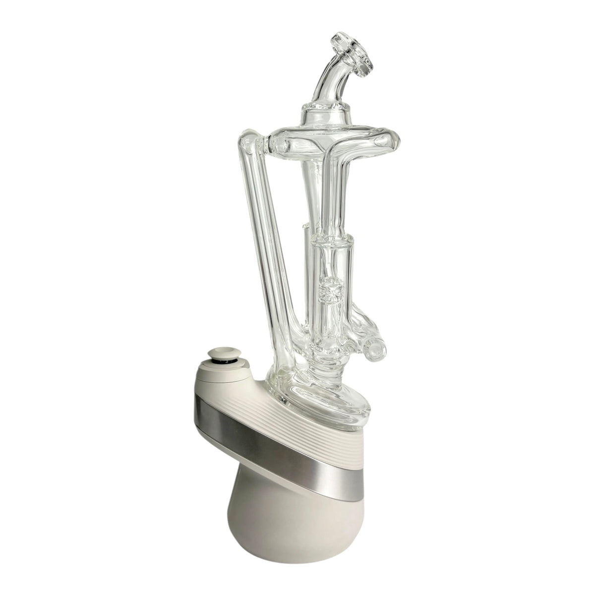 V-Twin Puffco Recycler by Nib Glass