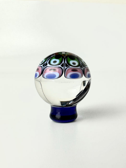 Dotstack/Mandala Milli Spinner Marble by Steve H Glass