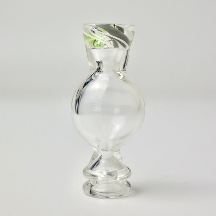 Clear Spinner Bubble Caps by Ery Glass