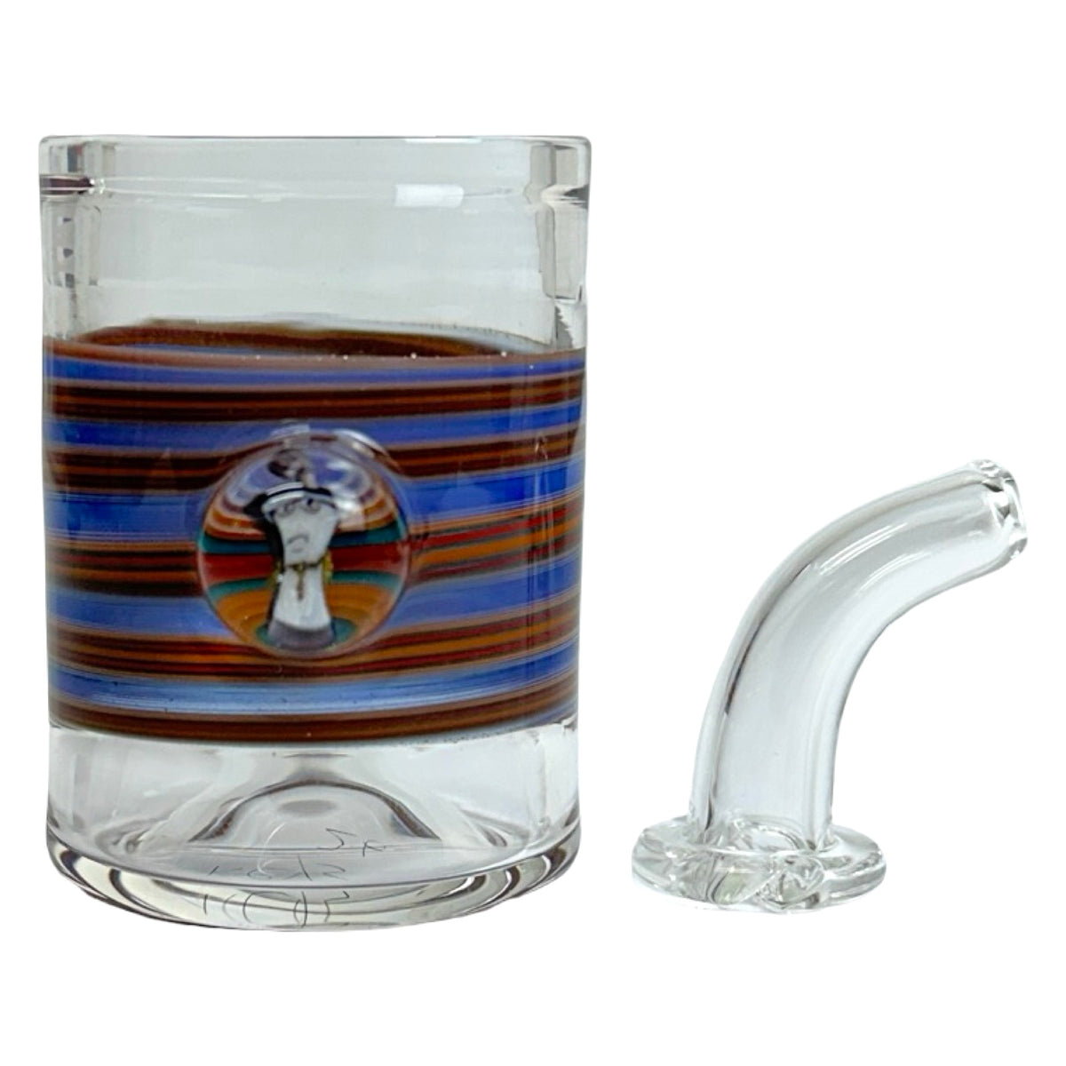 Spiral Cup and Mouthpiece for Proxy Core by Keys Glass