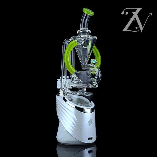 Superior ECO Floater Puffco Peak Attachment by Iridescent Glass *6 Colors*