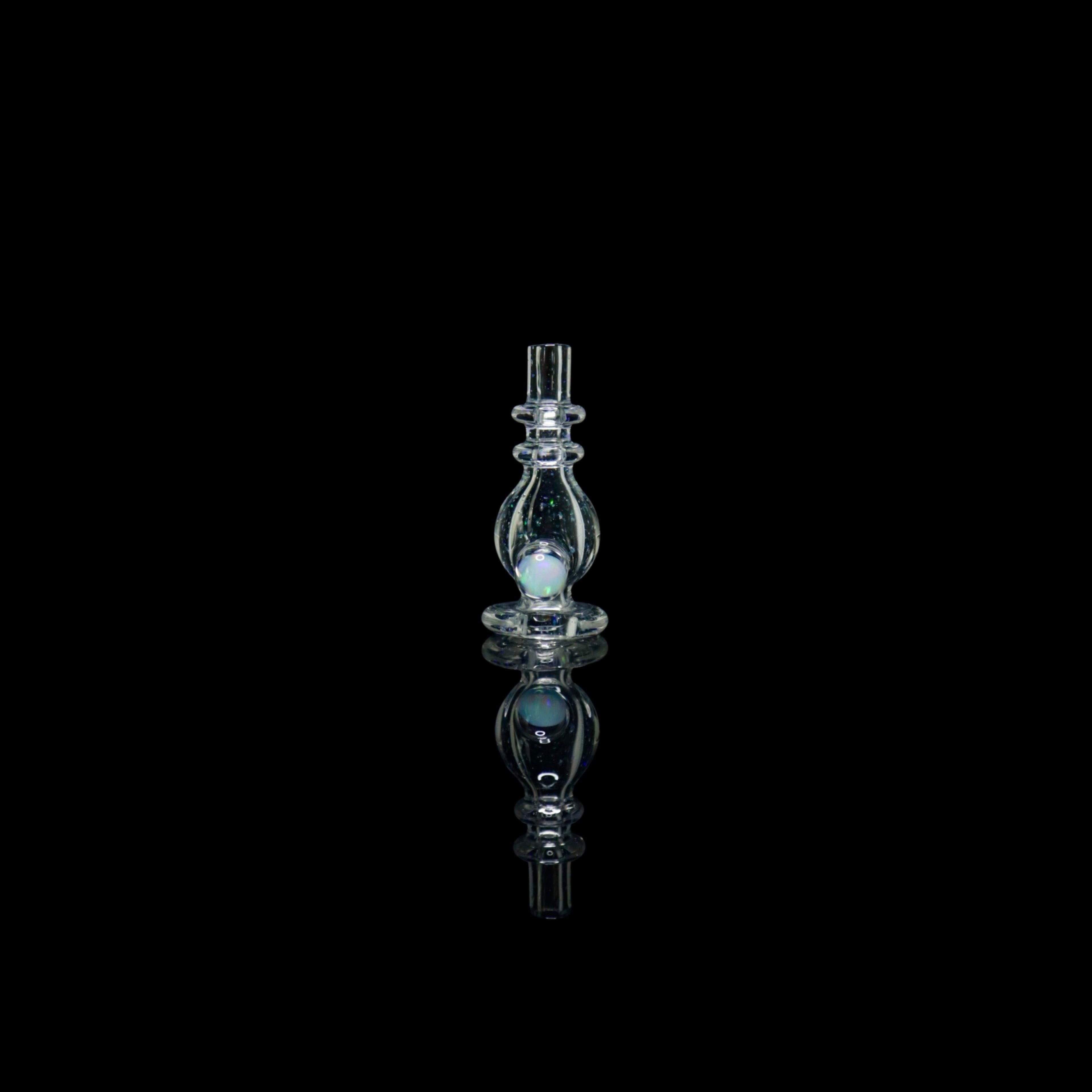 3DXL Crushed Opal Joysticks by Charlie Shaw Glass