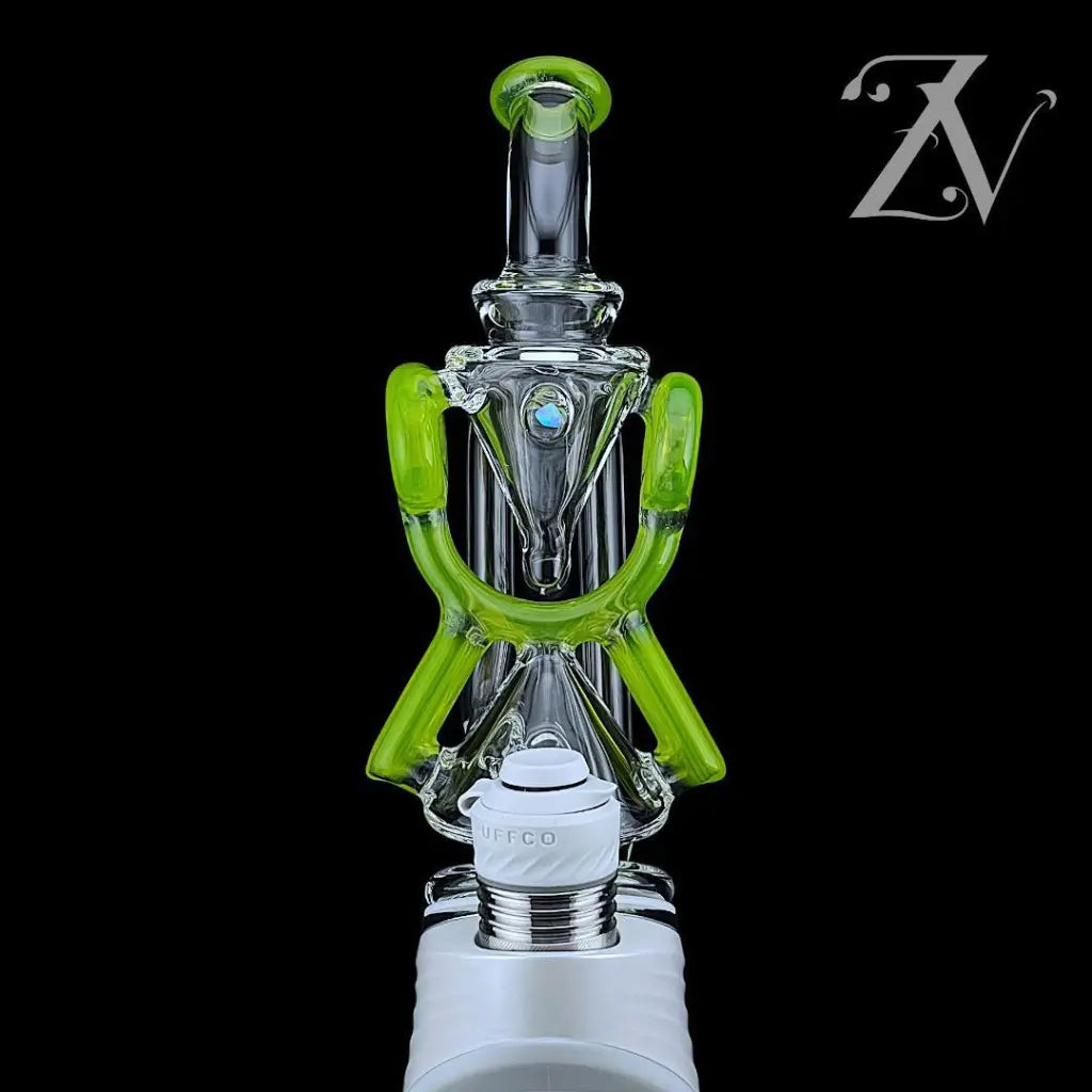 Superior ECO Donut Puffco Peak Attachment by Iridescent Glass *7 Colors*